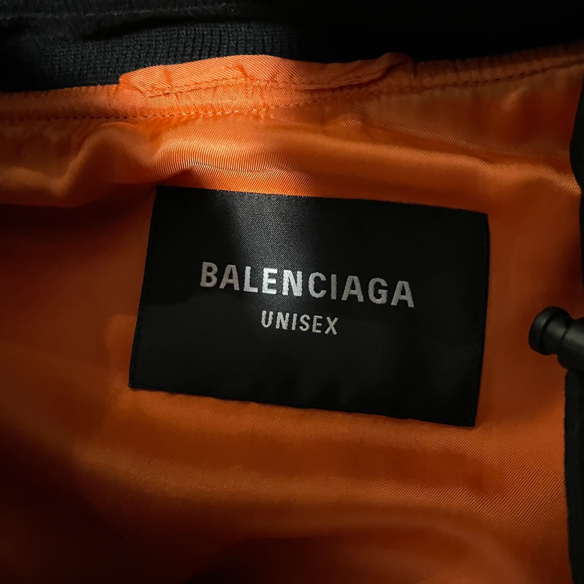 Balenciaga 22SS 3B Bomber Jacket — detail
