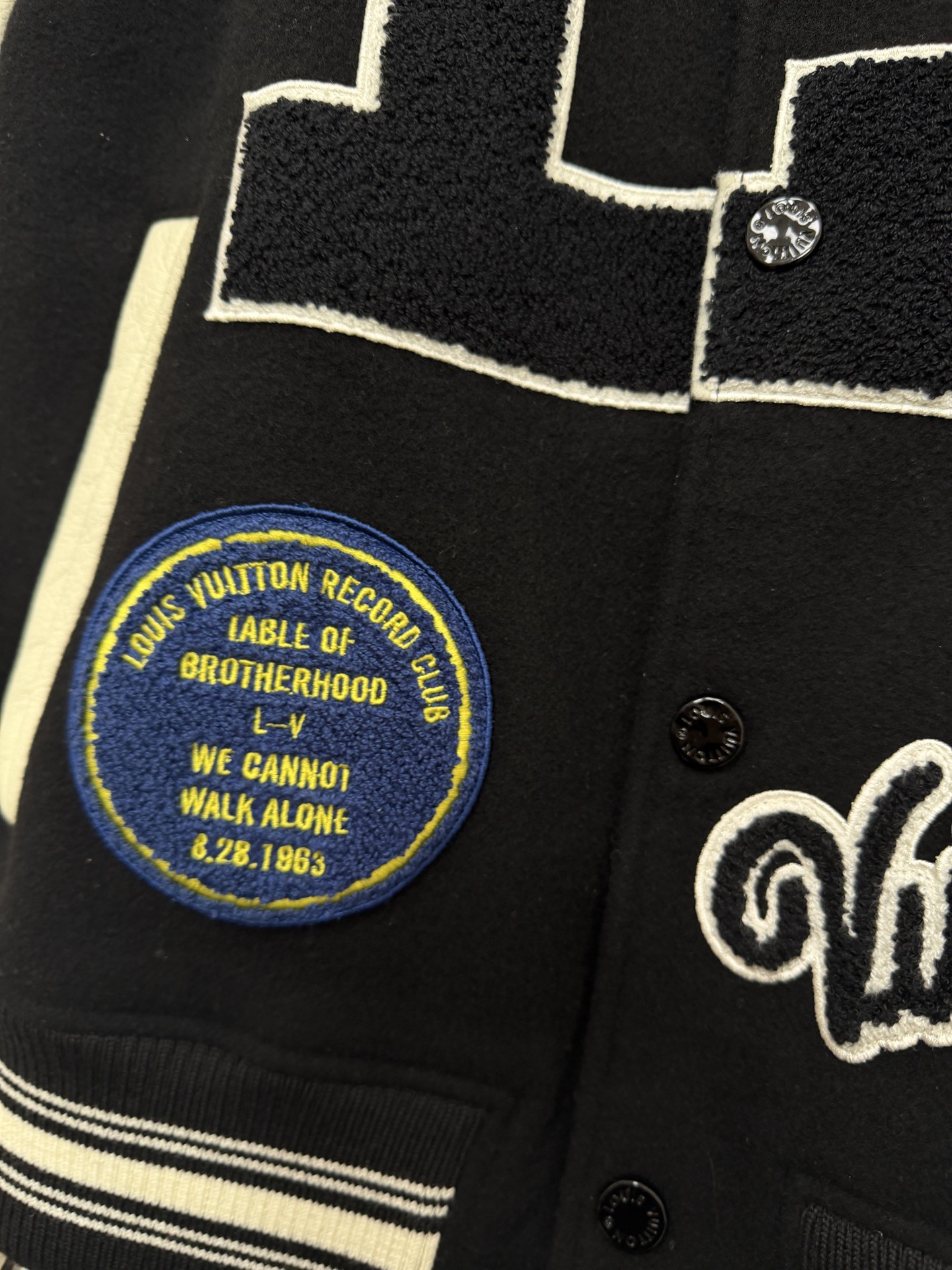 Louis Vuitton 2021FW Varsity Jacket — detail