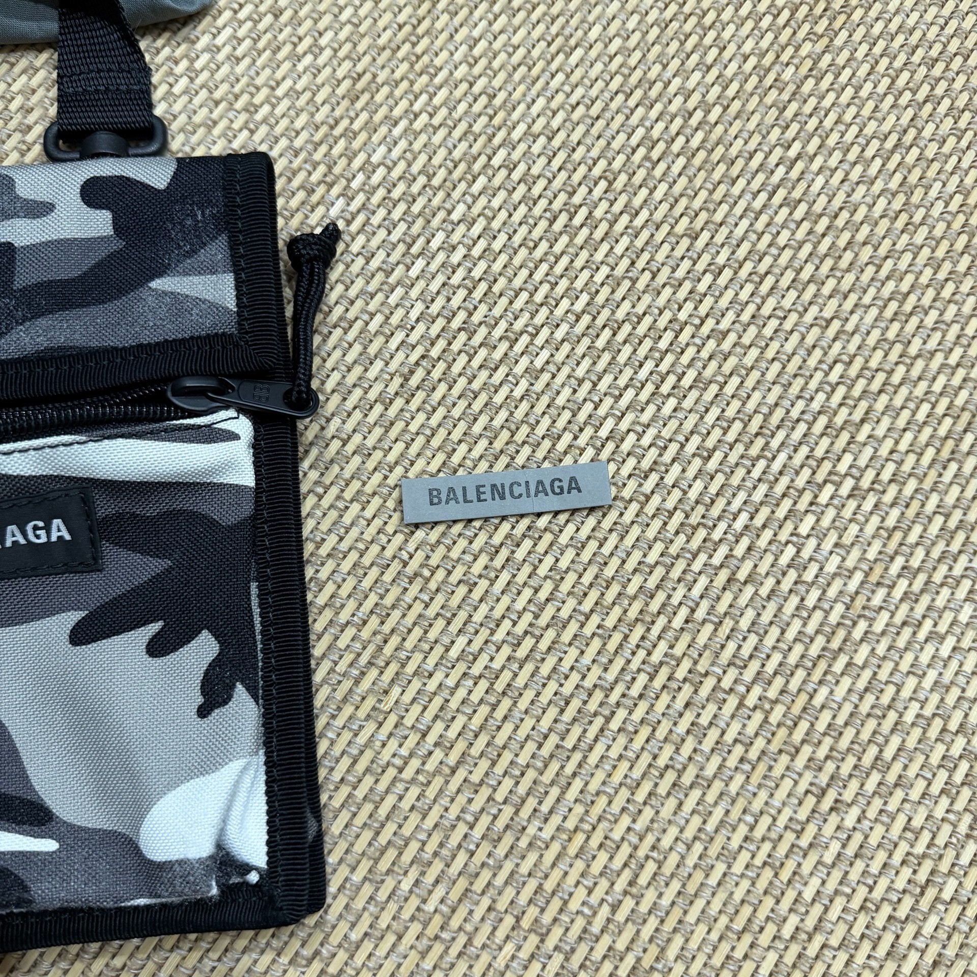 Balenciaga Explorer Camo Crossbody Bag — back