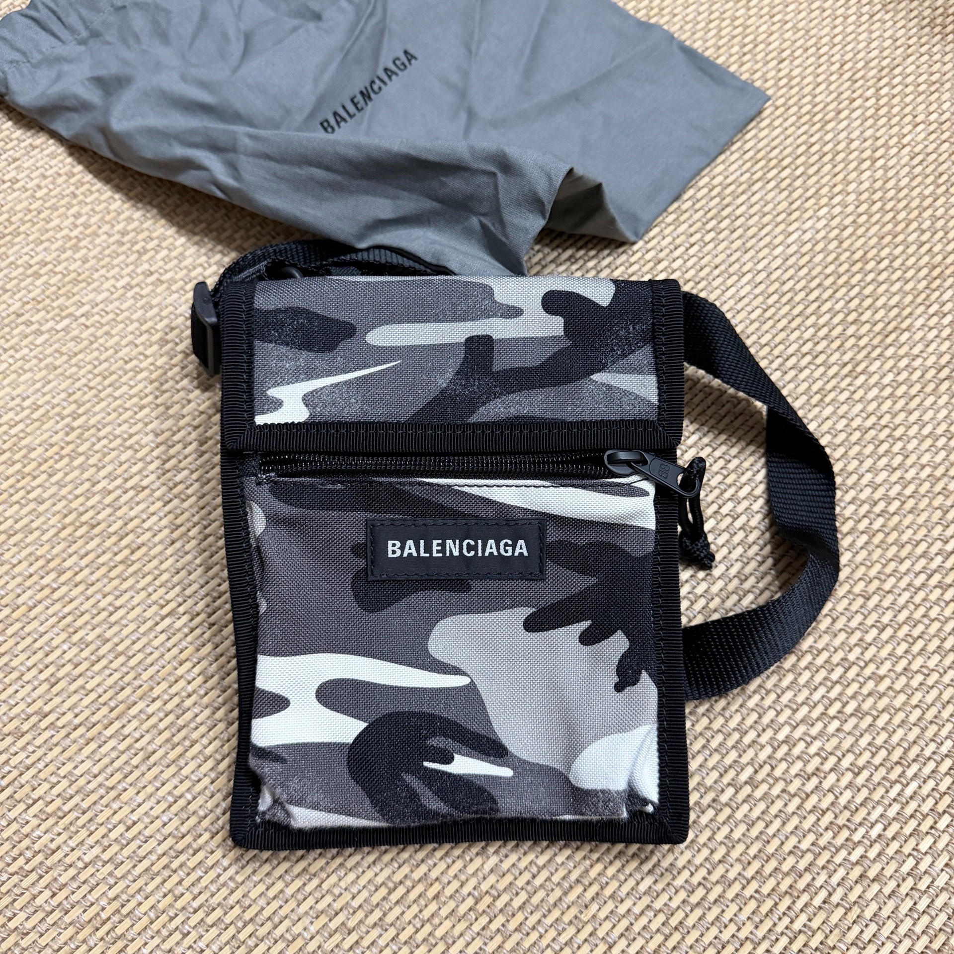 Balenciaga Explorer Camo Crossbody Bag