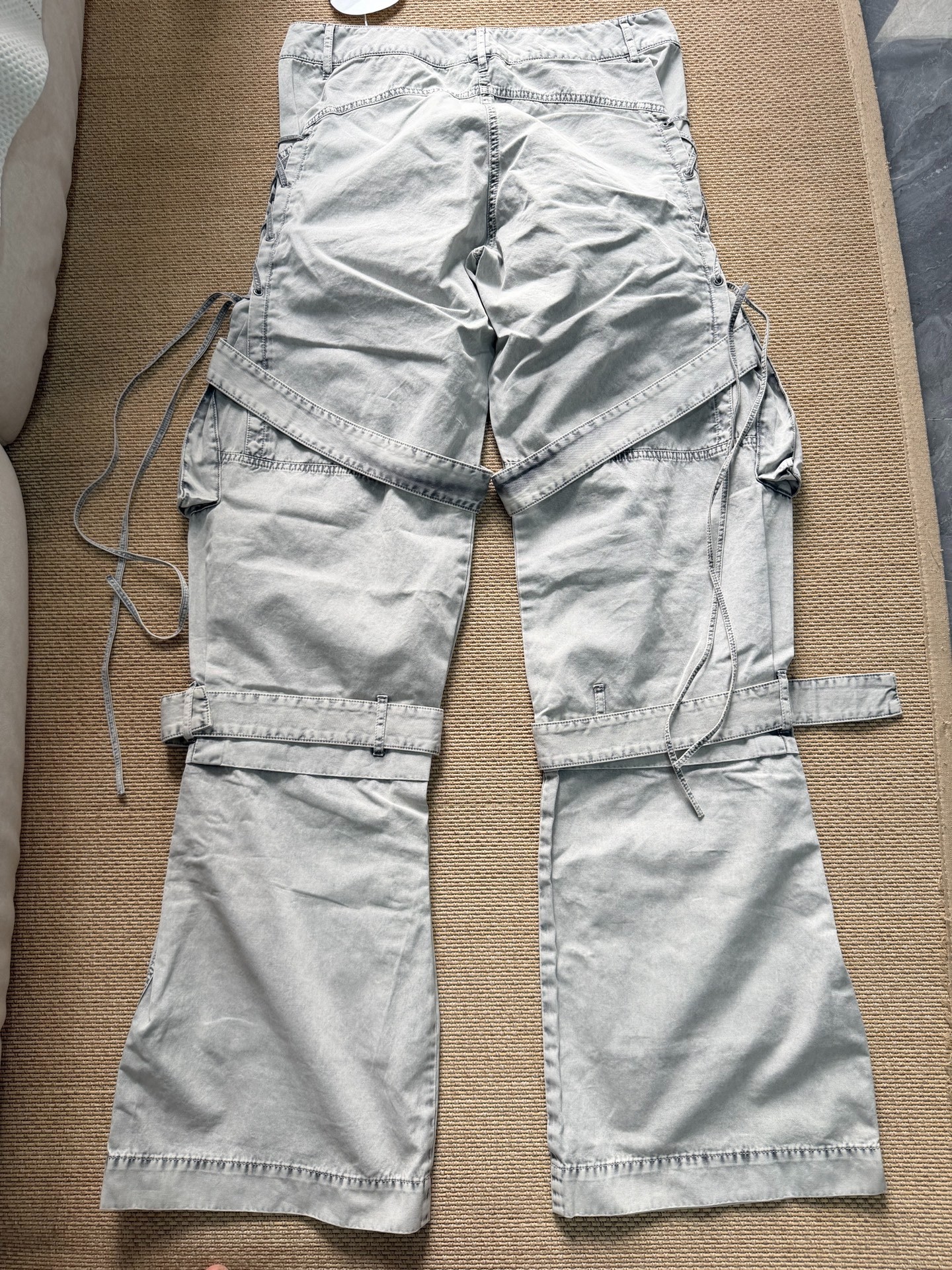 Acne Studios Faded Cargo Pants — front