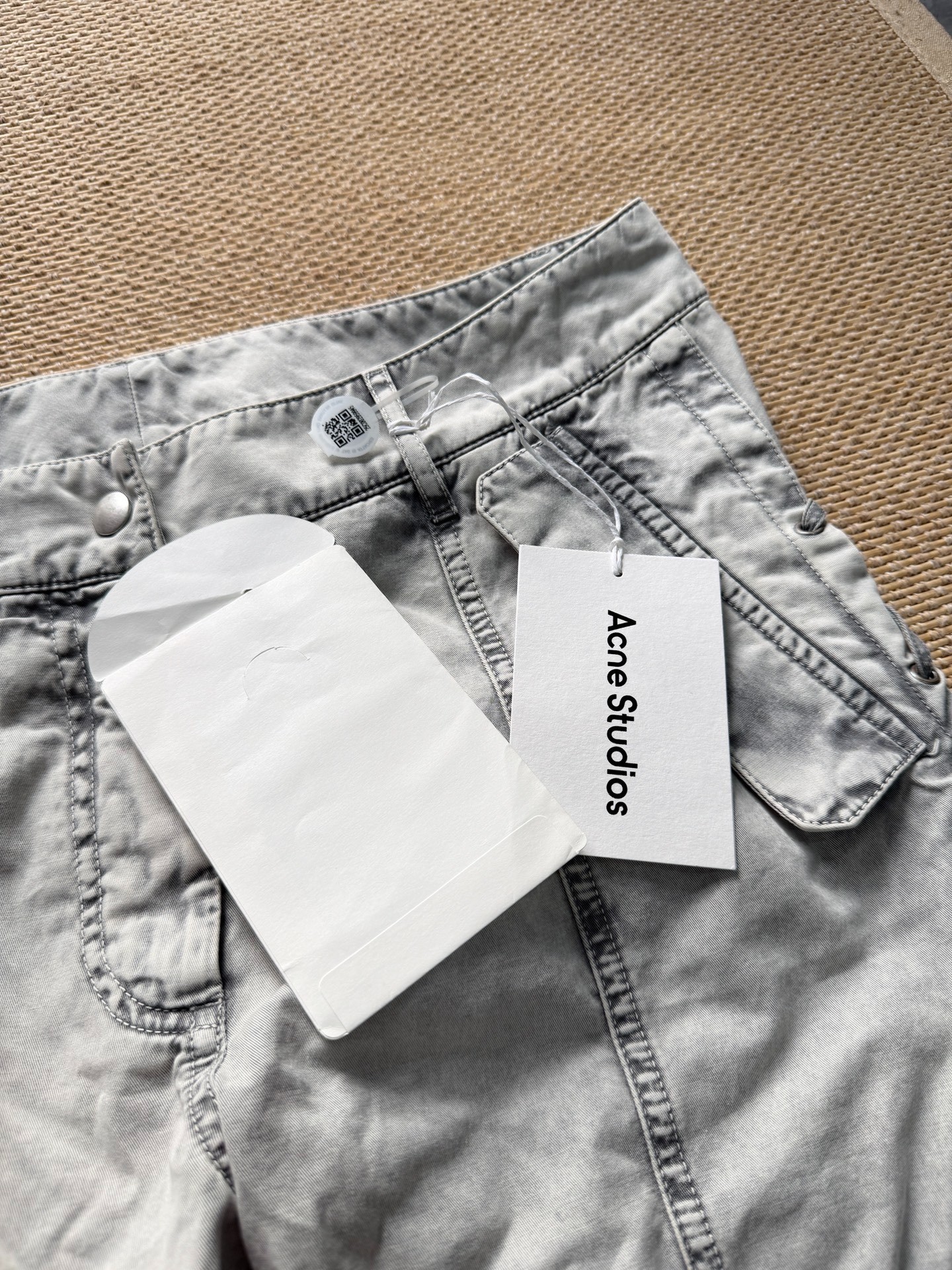 Acne Studios Faded Cargo Pants — detail