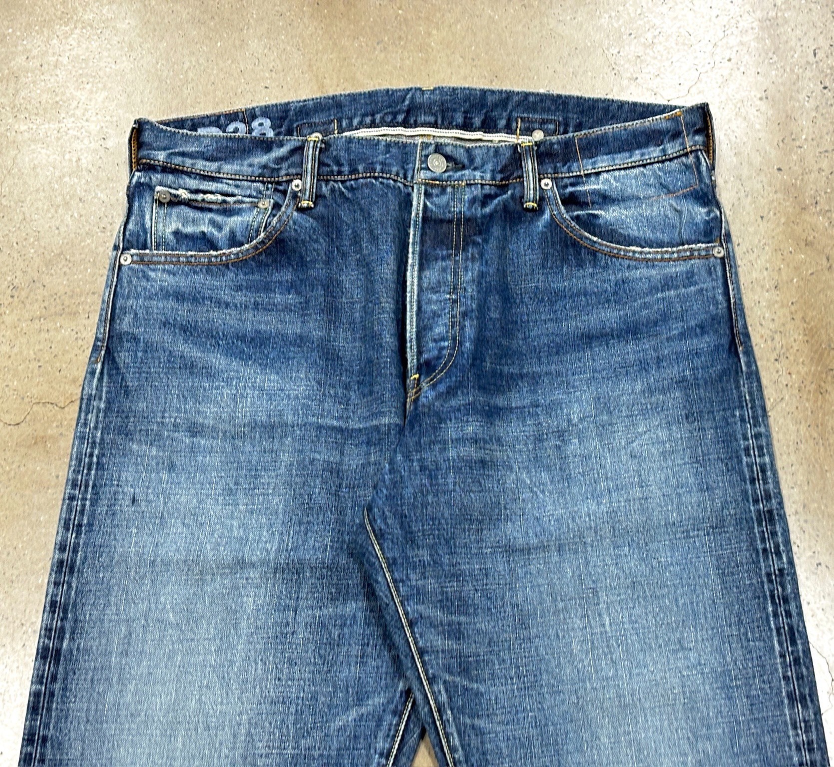 Visvim 21aw Social Sculpture Jeans — detail