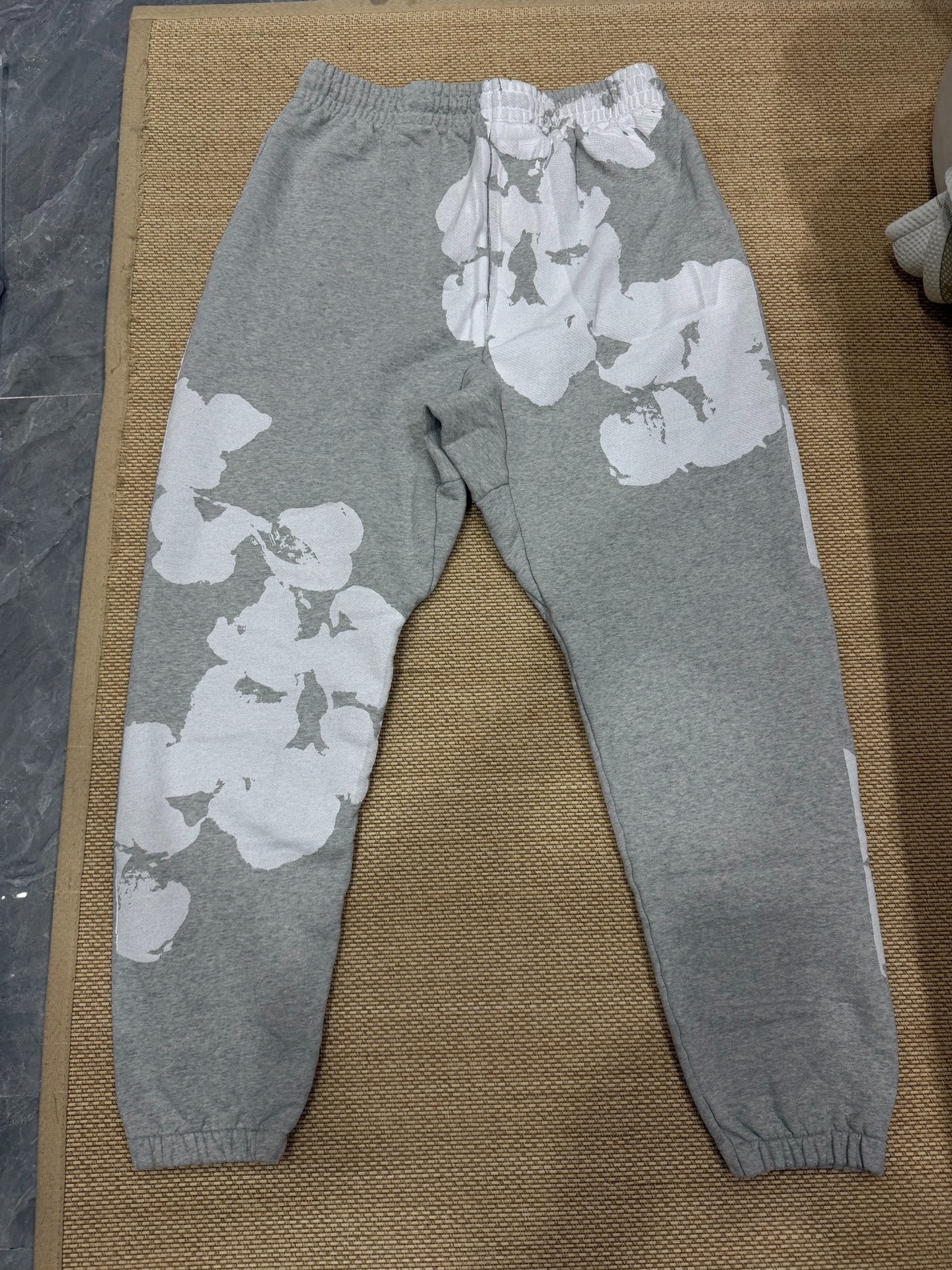 Denim Tears Biggie Cotton Fleece Sweatpants — front