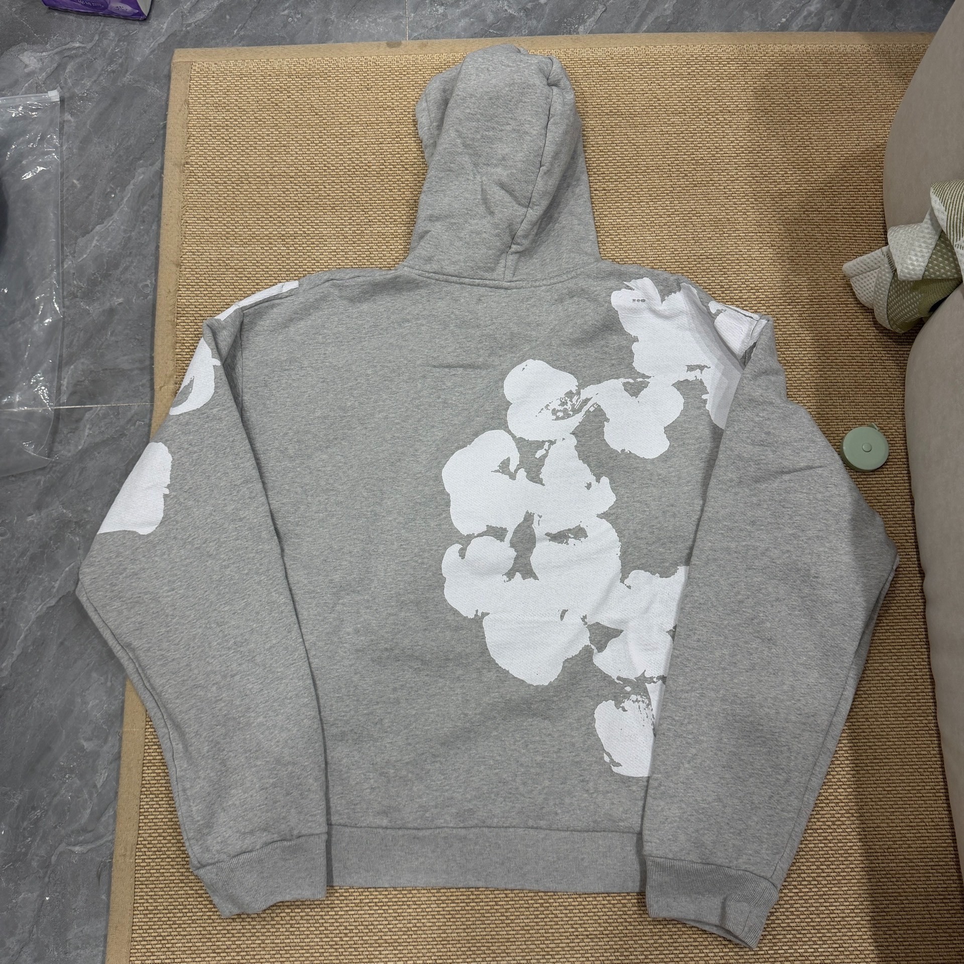 Denim Tears Biggie Cotton Flee Hoodie — front