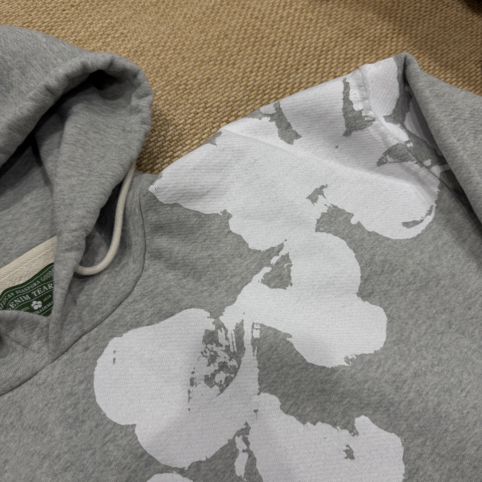 Denim Tears Biggie Cotton Flee Hoodie — detail