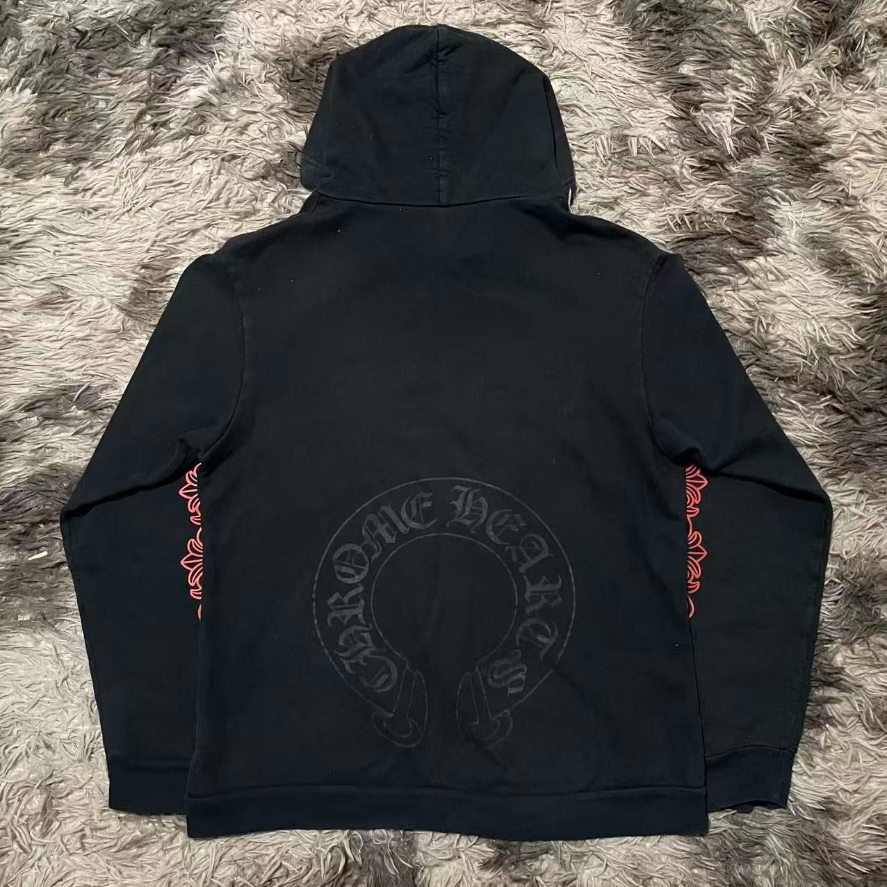 Chrome Hearts Black Hoodie — front