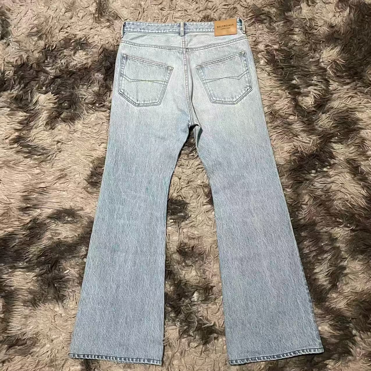 Balenciaga Flared Denim Jeans — front