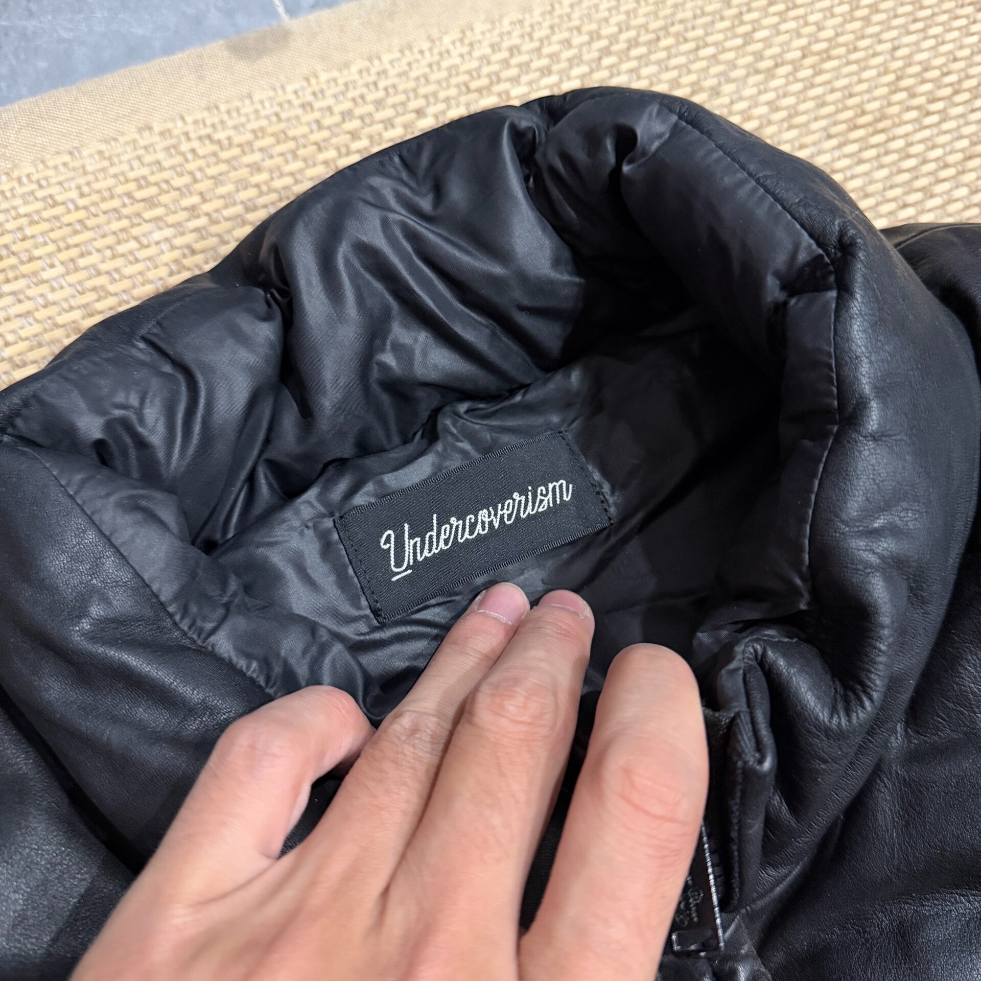 Undercover Removable Sleeve Down Jacket — back