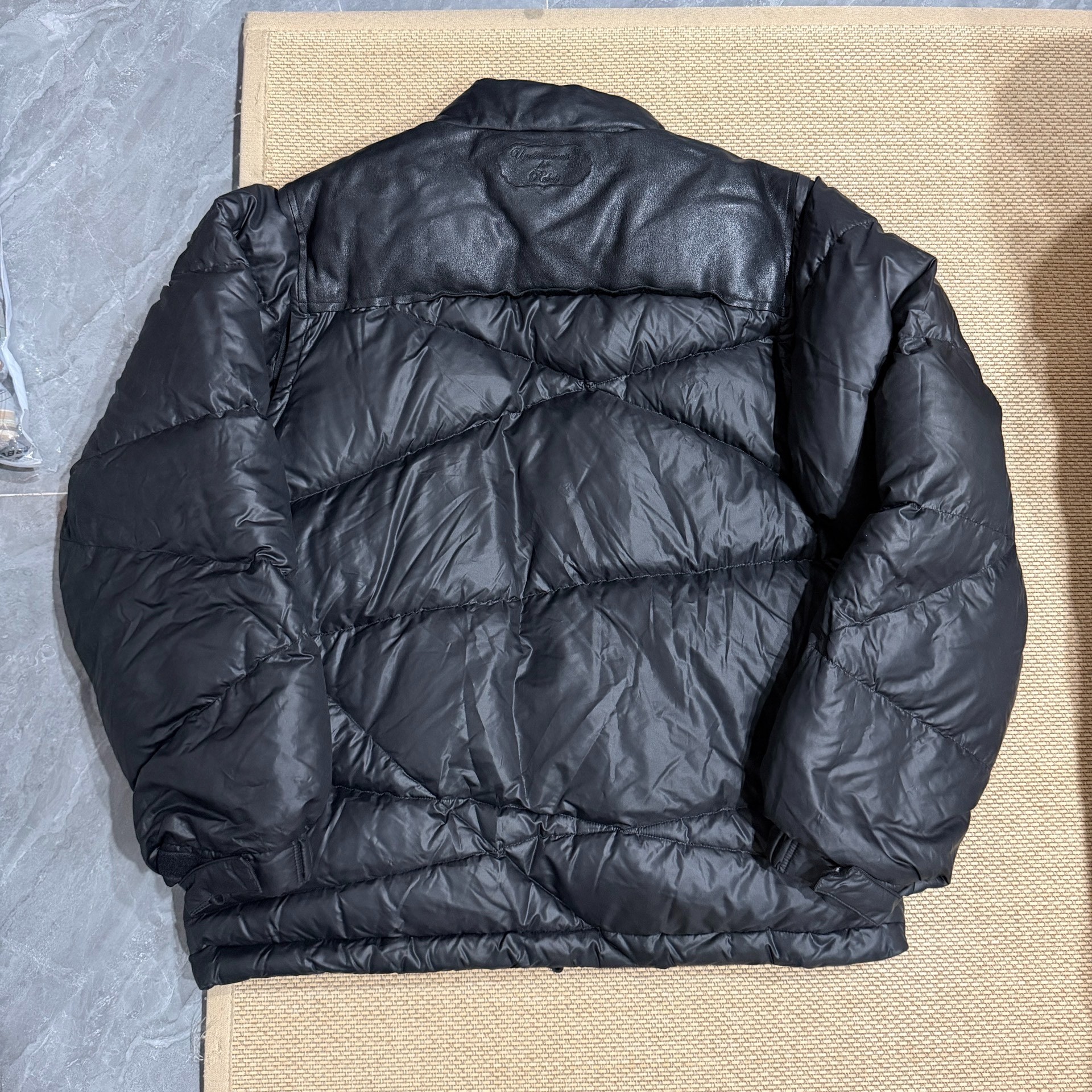 Undercover Removable Sleeve Down Jacket — front