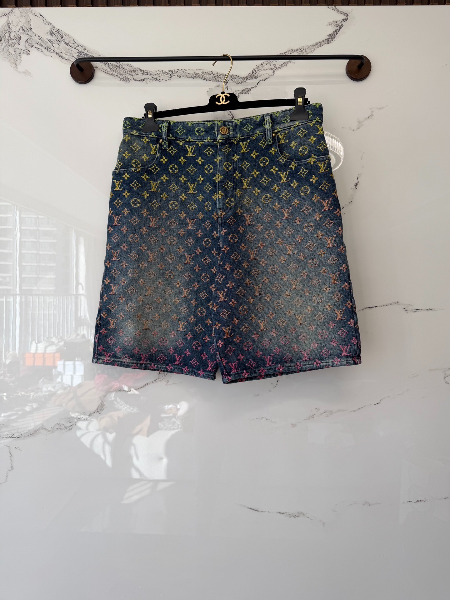 Louis Vuitton 23ss Runway Denim Shorts