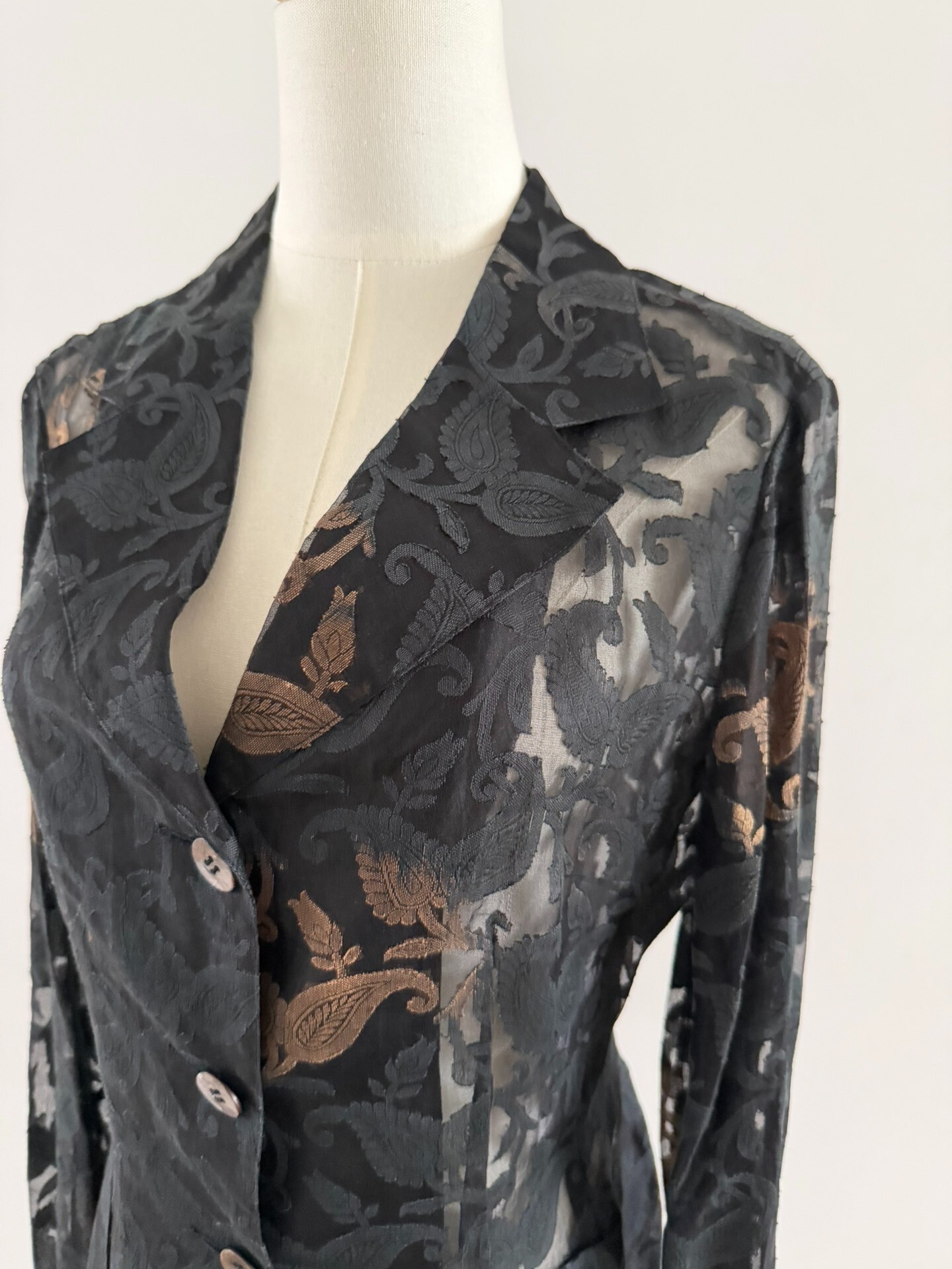 Dries Van Noten Vintage Embroidered Blazer — front