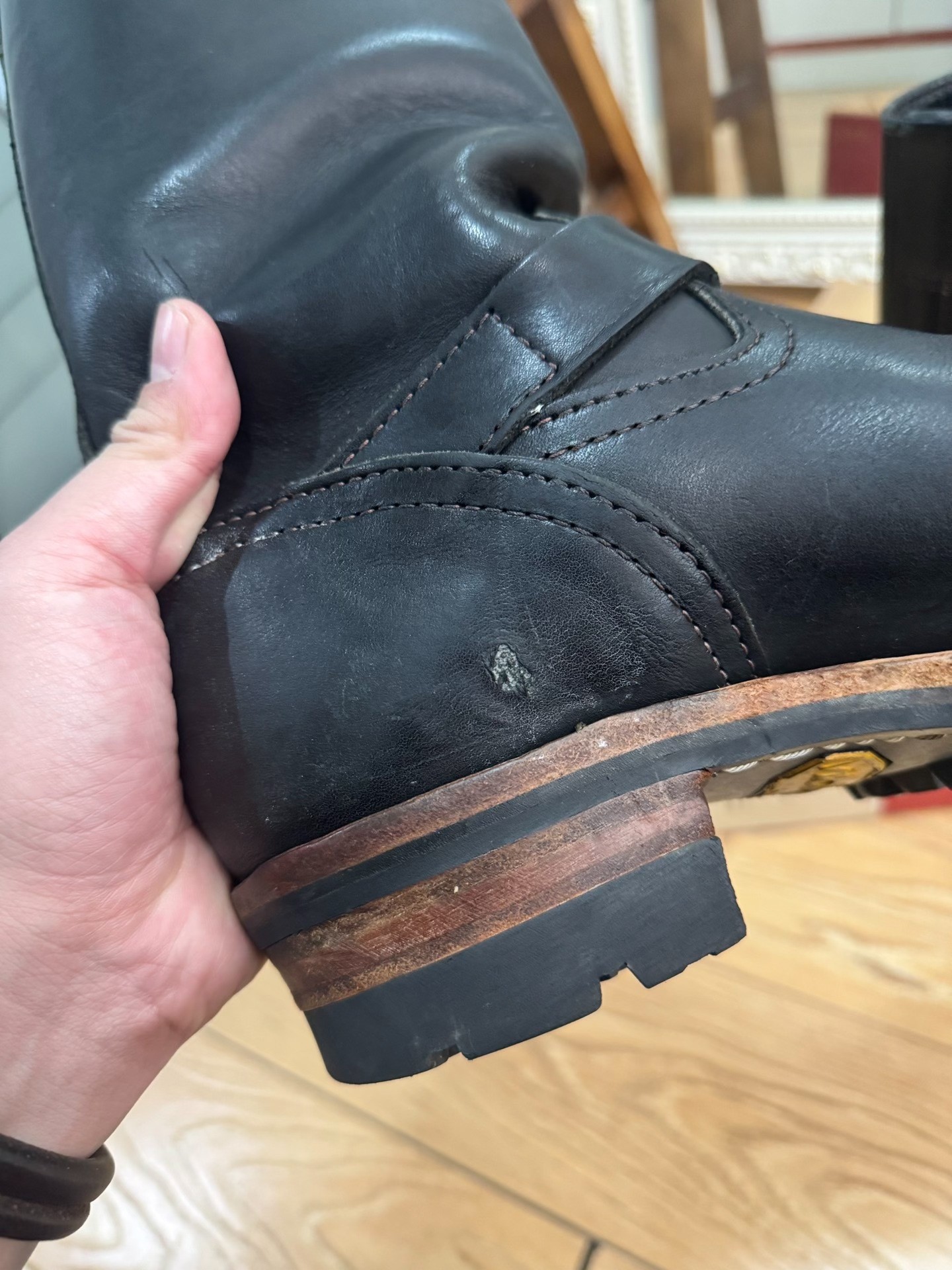 Wesco Boss Early Japan Limited Boots — detail