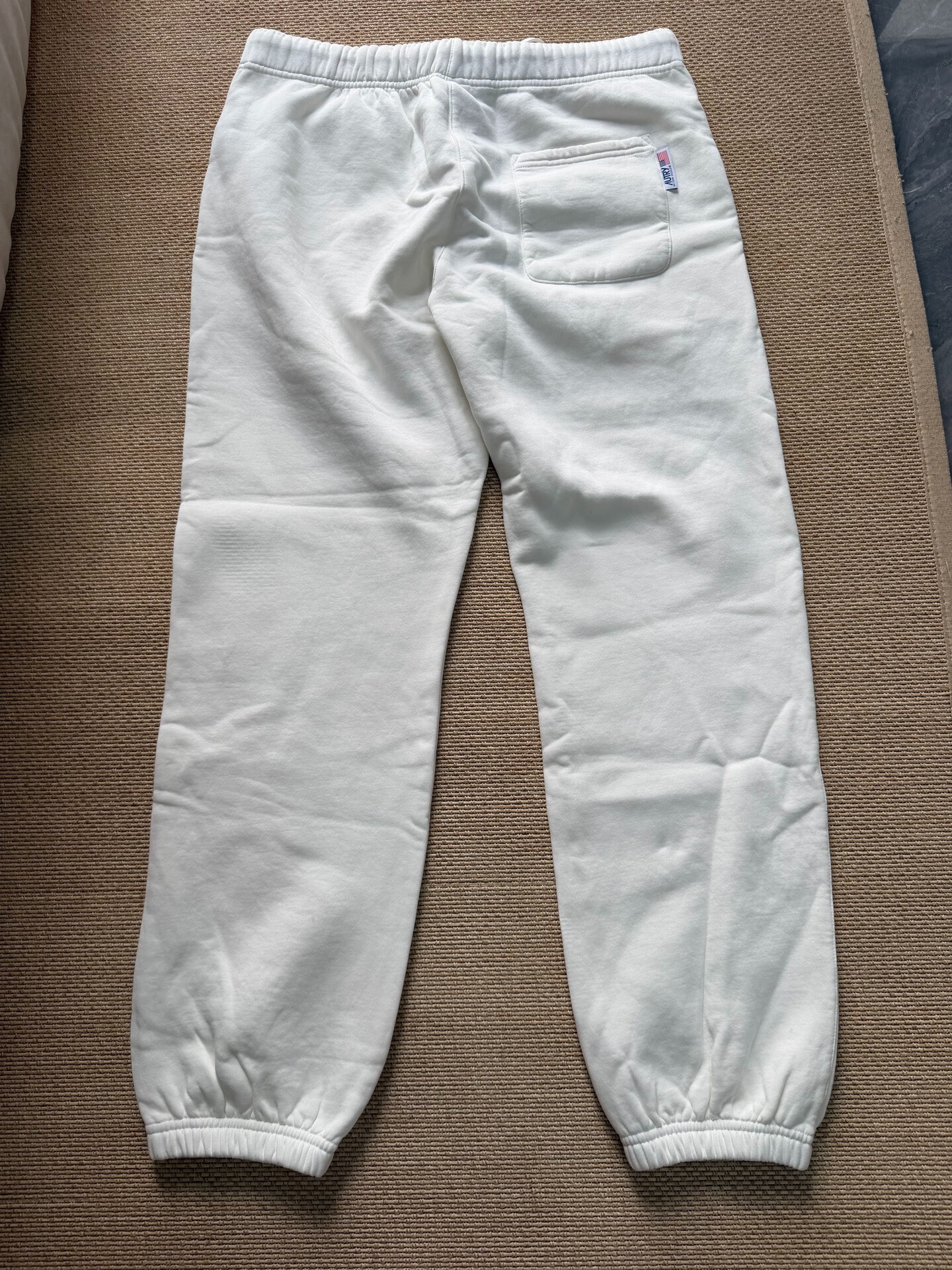 AUTRY Off-White Embroidered Jogger Pants — front