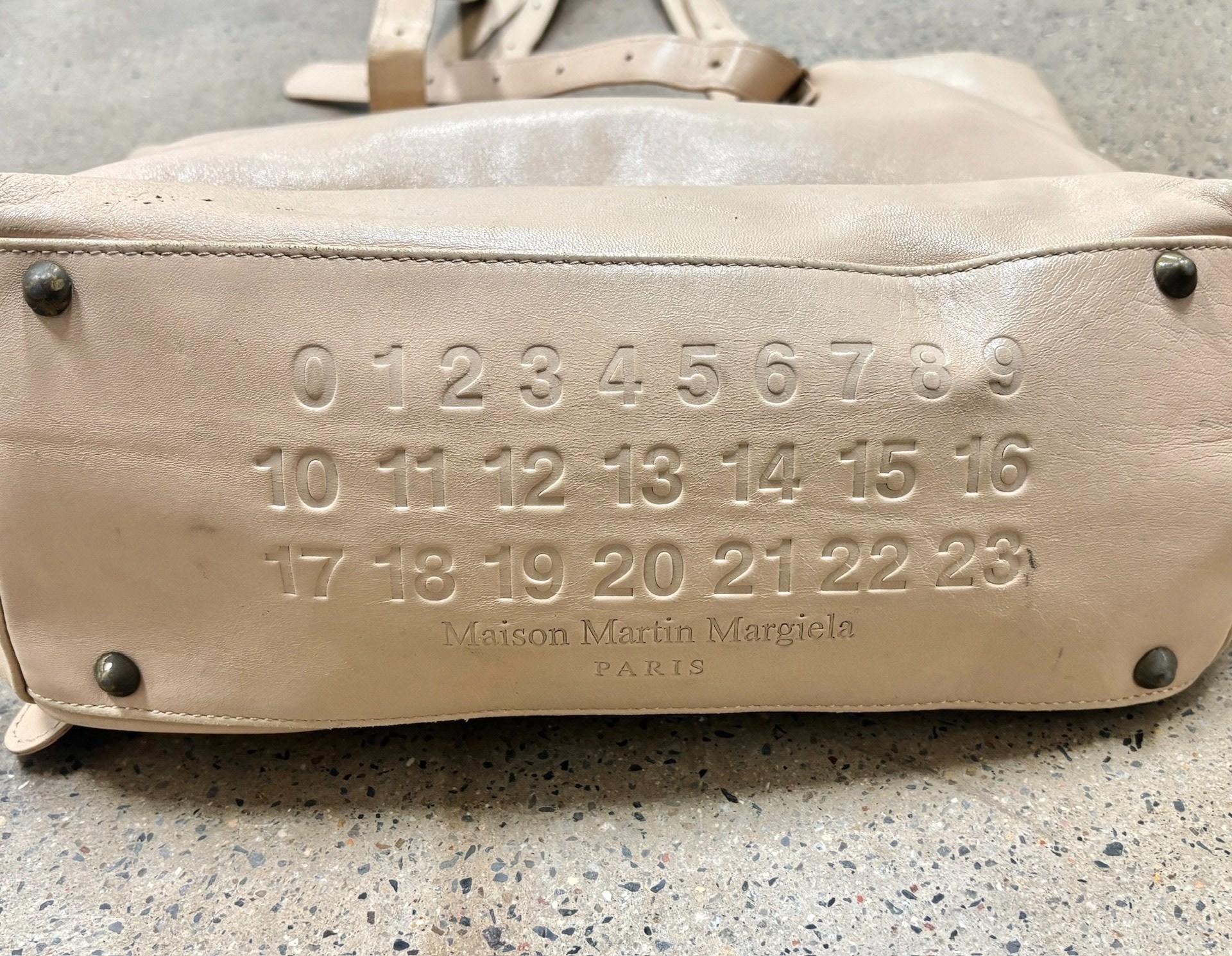 Maison Margiela 2way Leather Tote Bag — front