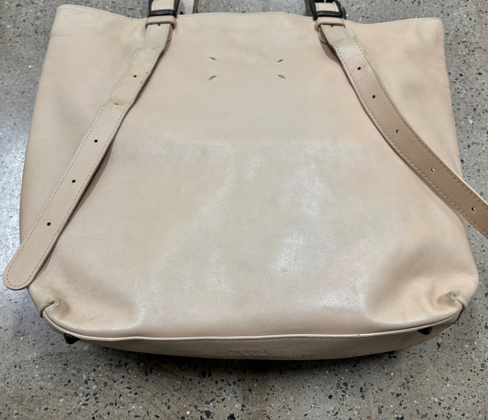 Maison Margiela 2way Leather Tote Bag — back