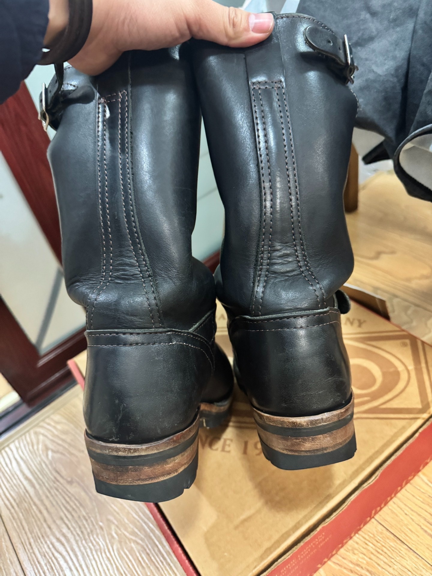 Wesco Boss Engineer Boots — detail