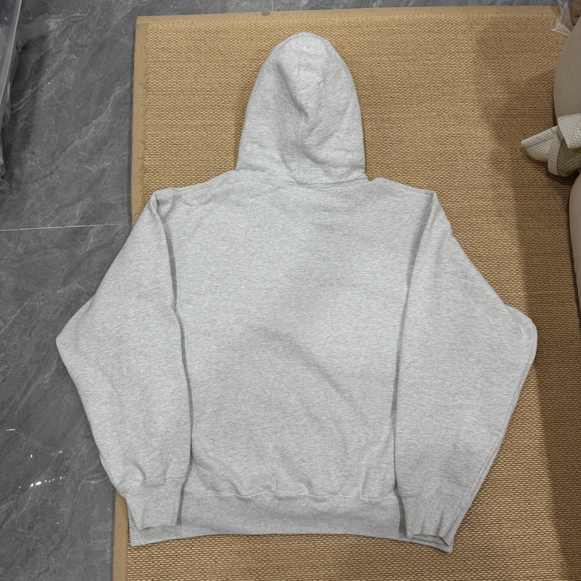 Supreme SS24 Gray Hoodie — front