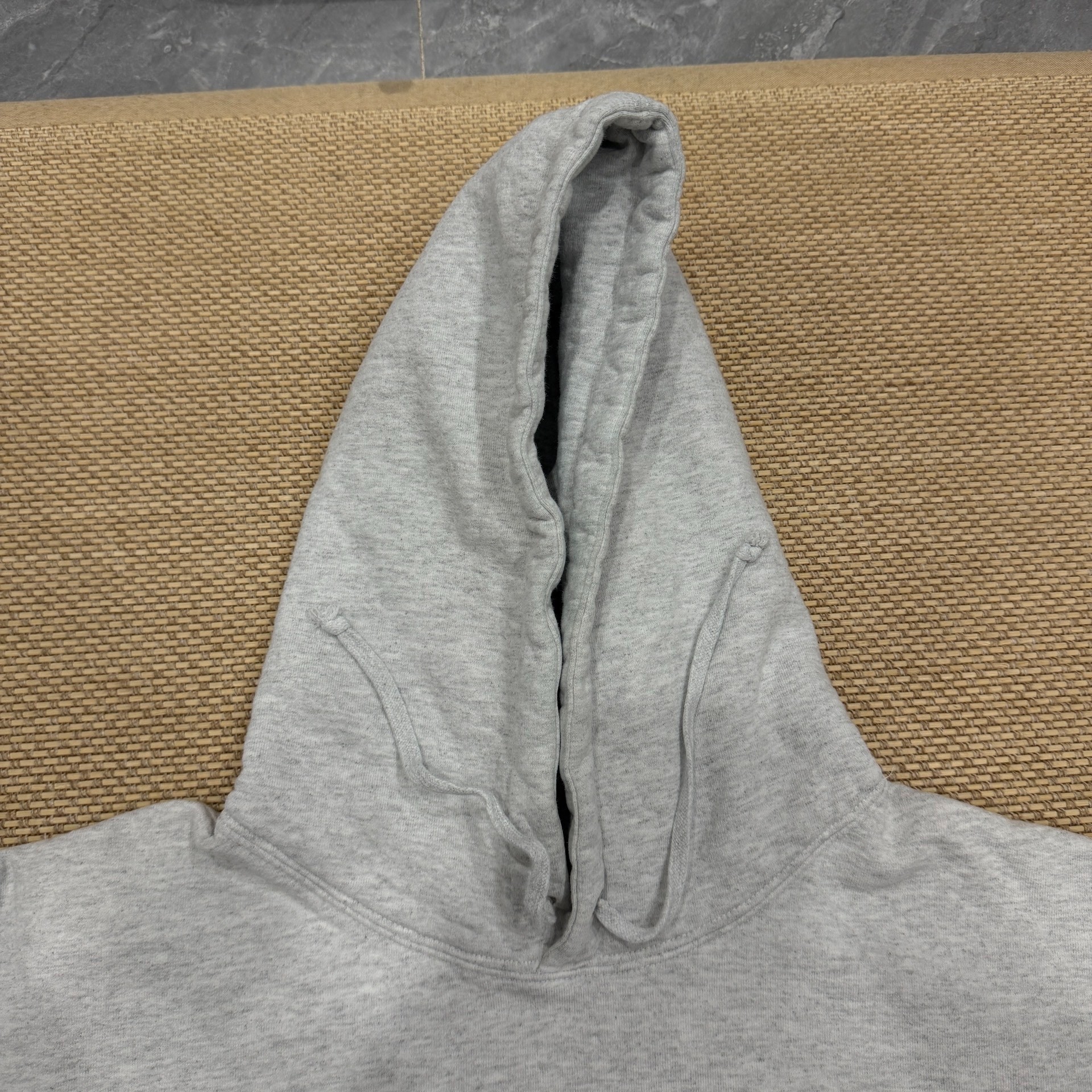 Supreme SS24 Gray Hoodie — back