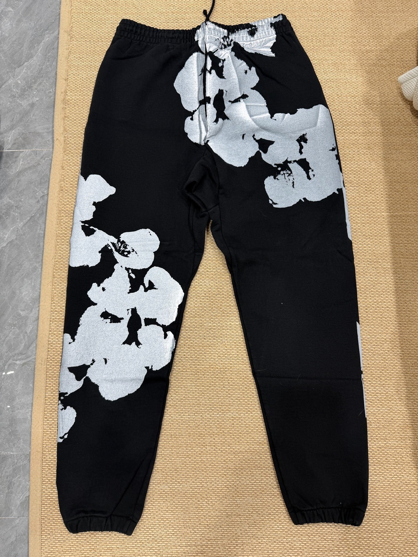 Denim Tears Biggie Cotton Fleece Pants — front