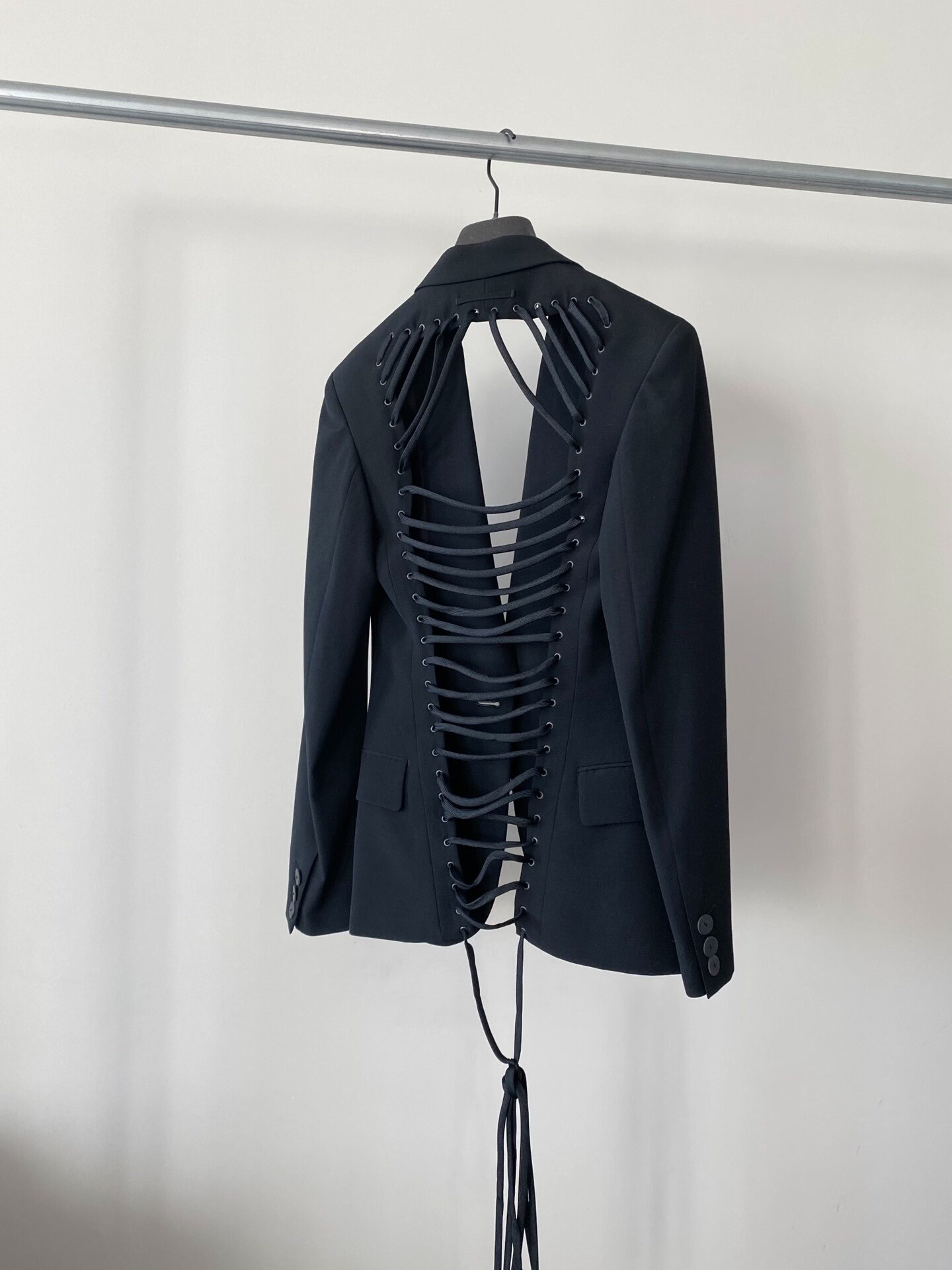 Jean Paul Gaultier Hollow-Out Lace-Up Blazer