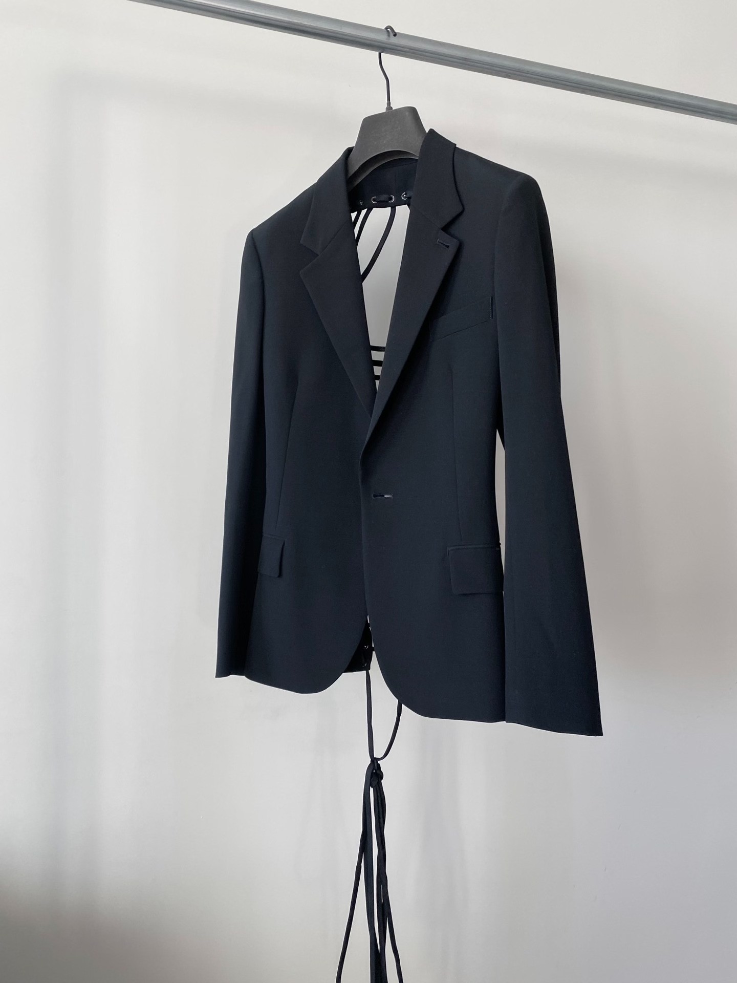 Jean Paul Gaultier Hollow-Out Lace-Up Blazer — front