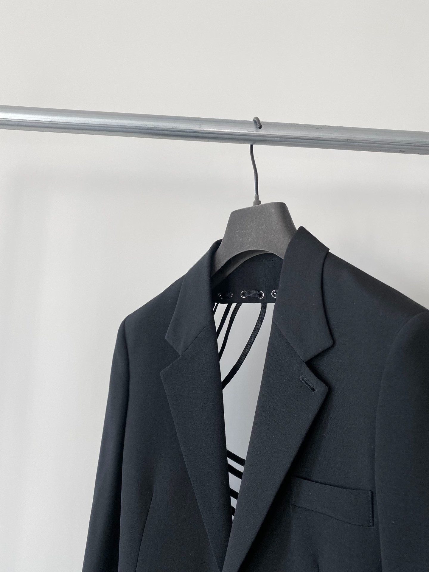 Jean Paul Gaultier Hollow-Out Lace-Up Blazer — detail