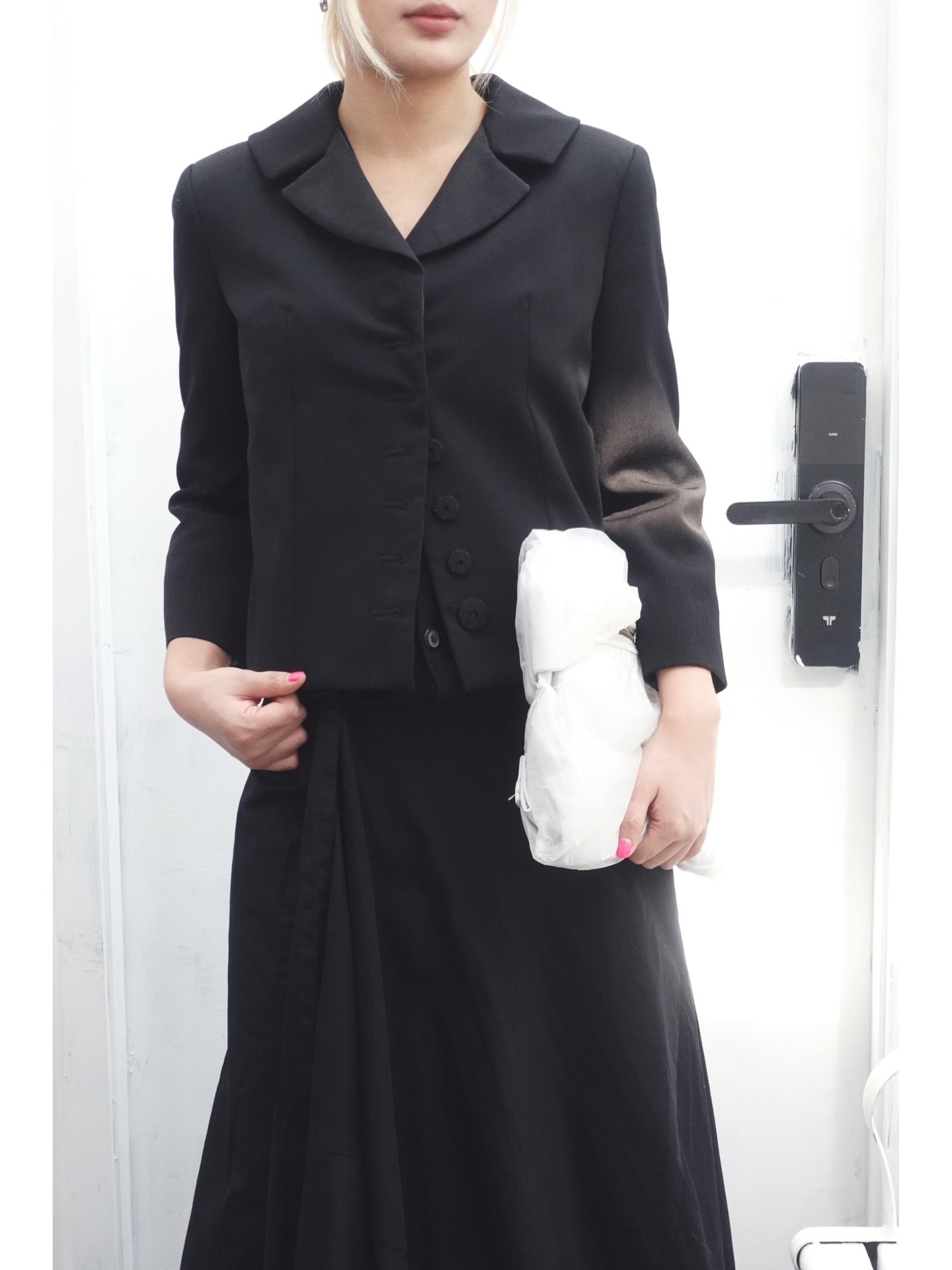 Maison Margiela AW2015 Hidden Button Short Jacket