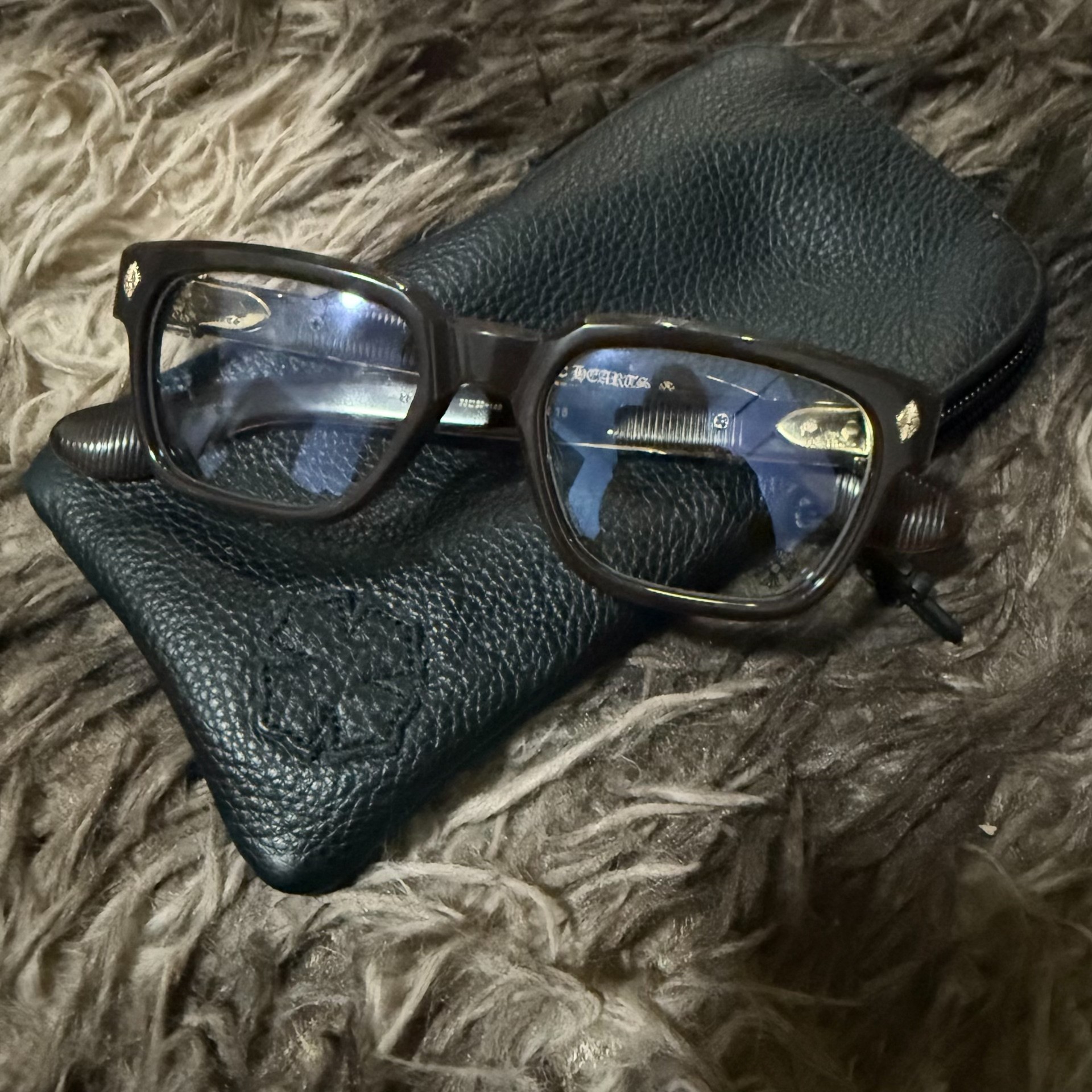 Chrome Hearts PEN 15 Brown Eyeglasses