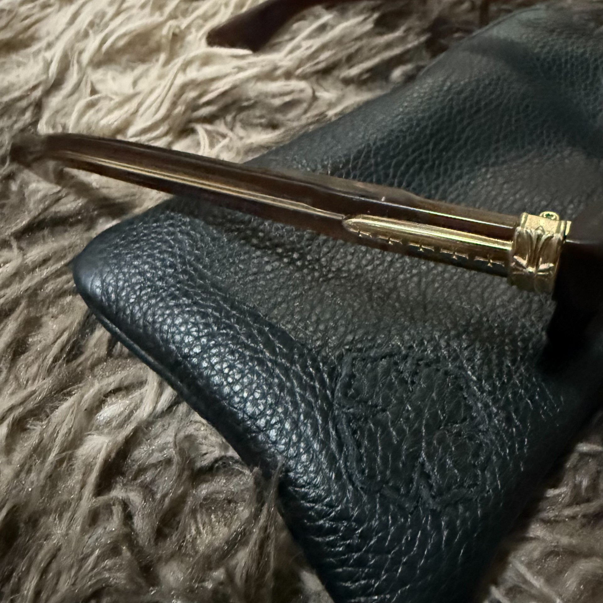 Chrome Hearts PEN 15 Brown Eyeglasses — front
