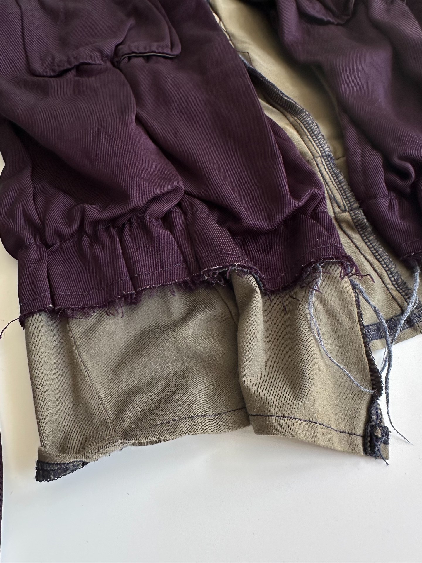 Comme des Garçons 2000SS Double-layer Jacket — back
