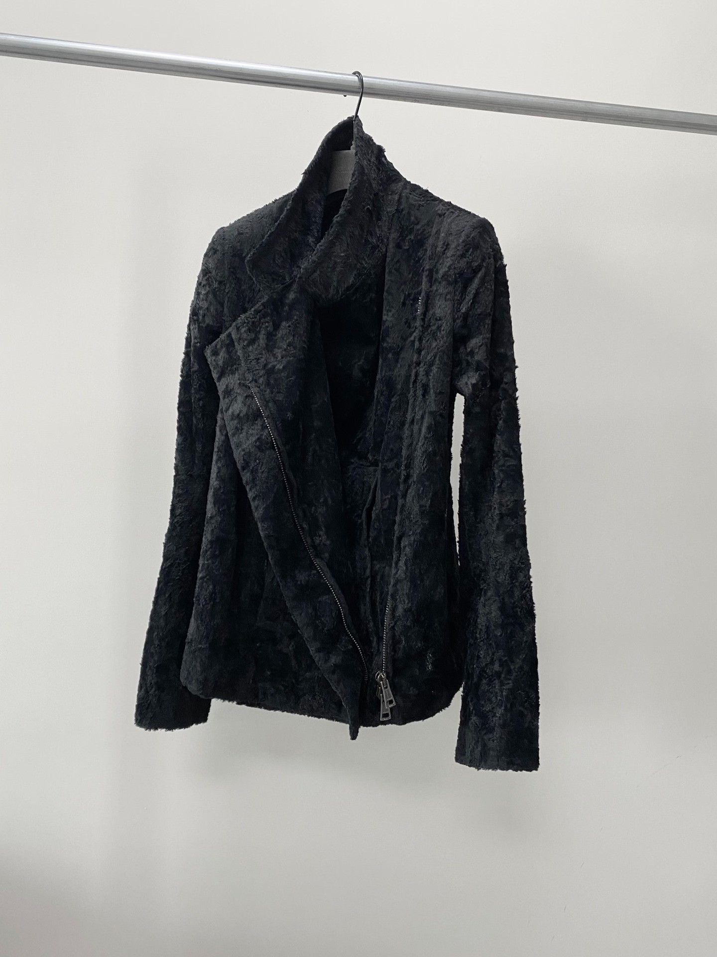 Ann Demeulemeester Black Asymmetrical Jacket