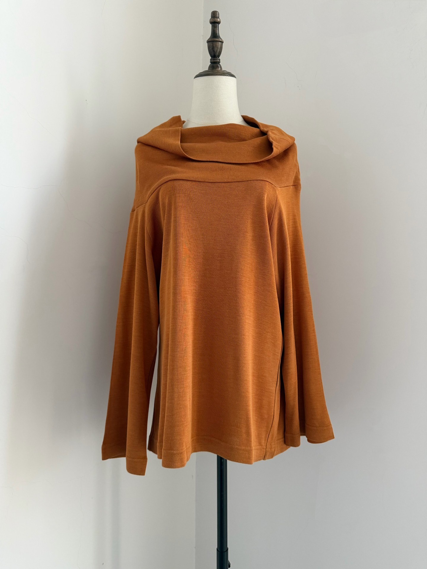 Issey Miyake 1980s Cowl Neck Top