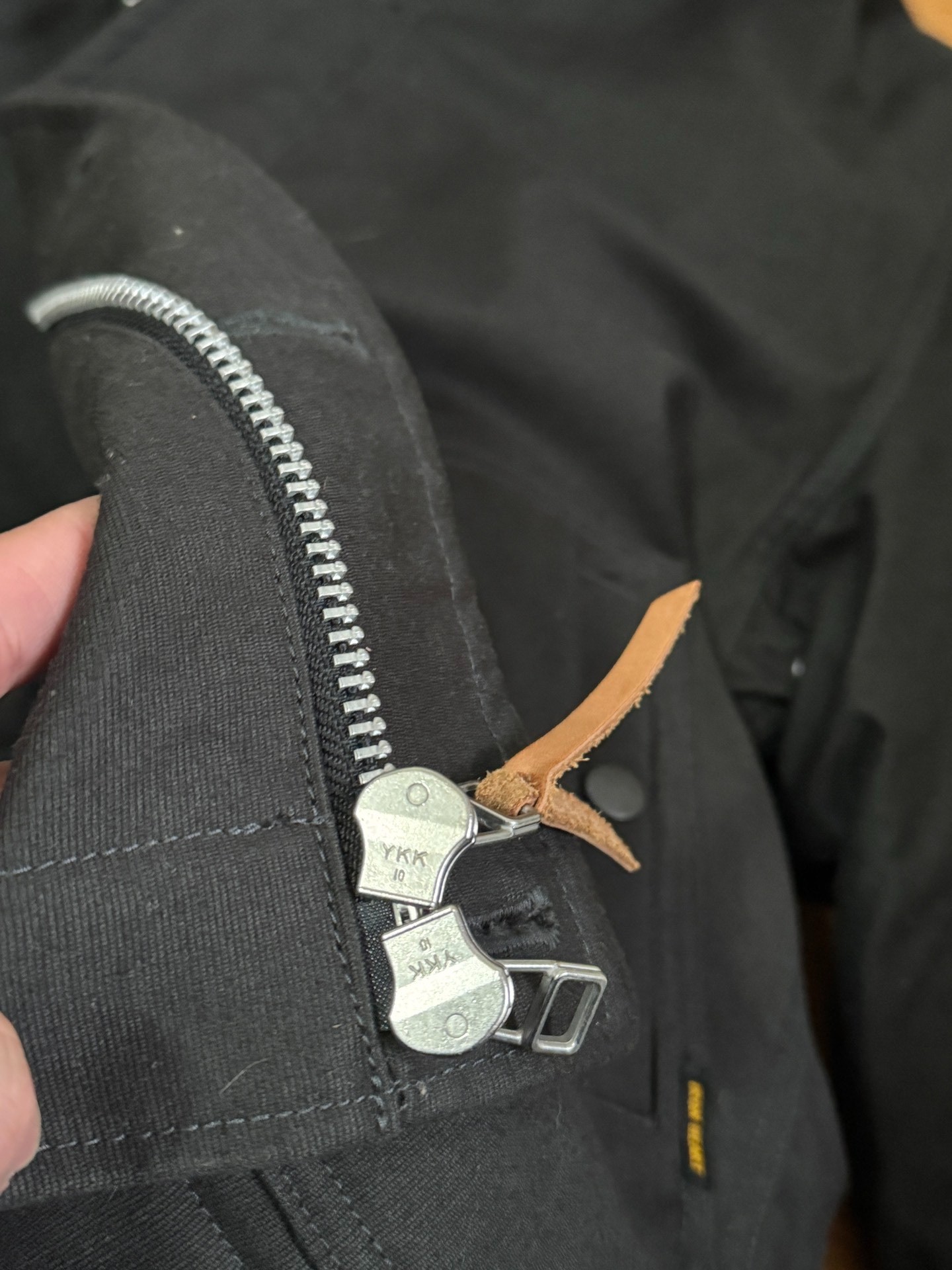 Iron Heart Black Deck Jacket — back