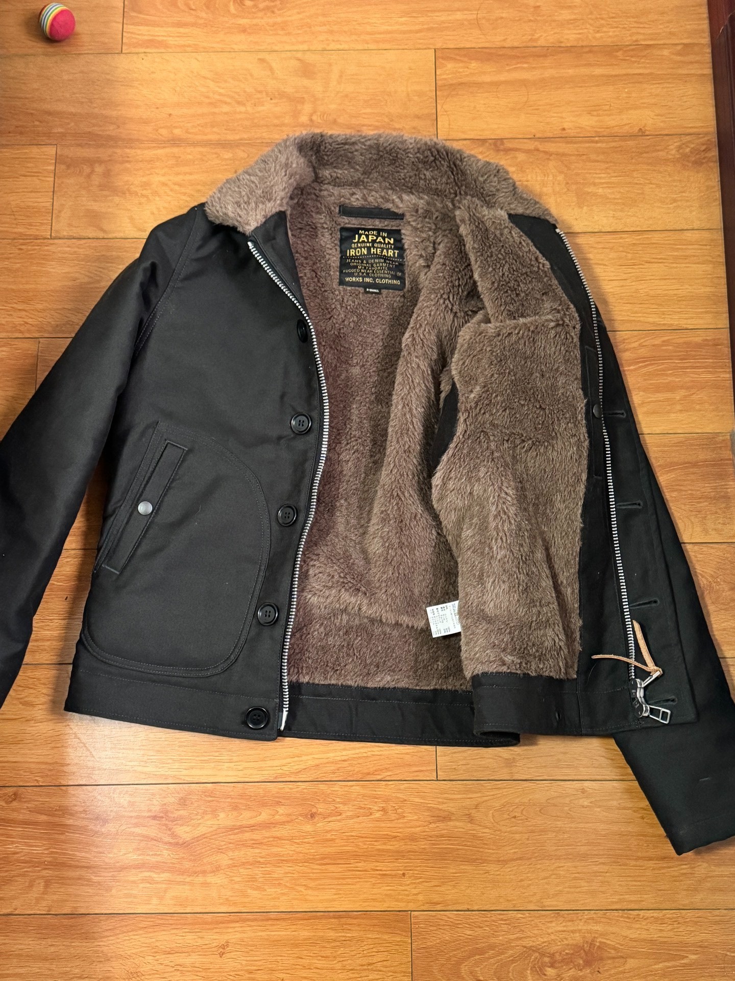 Iron Heart Black Deck Jacket