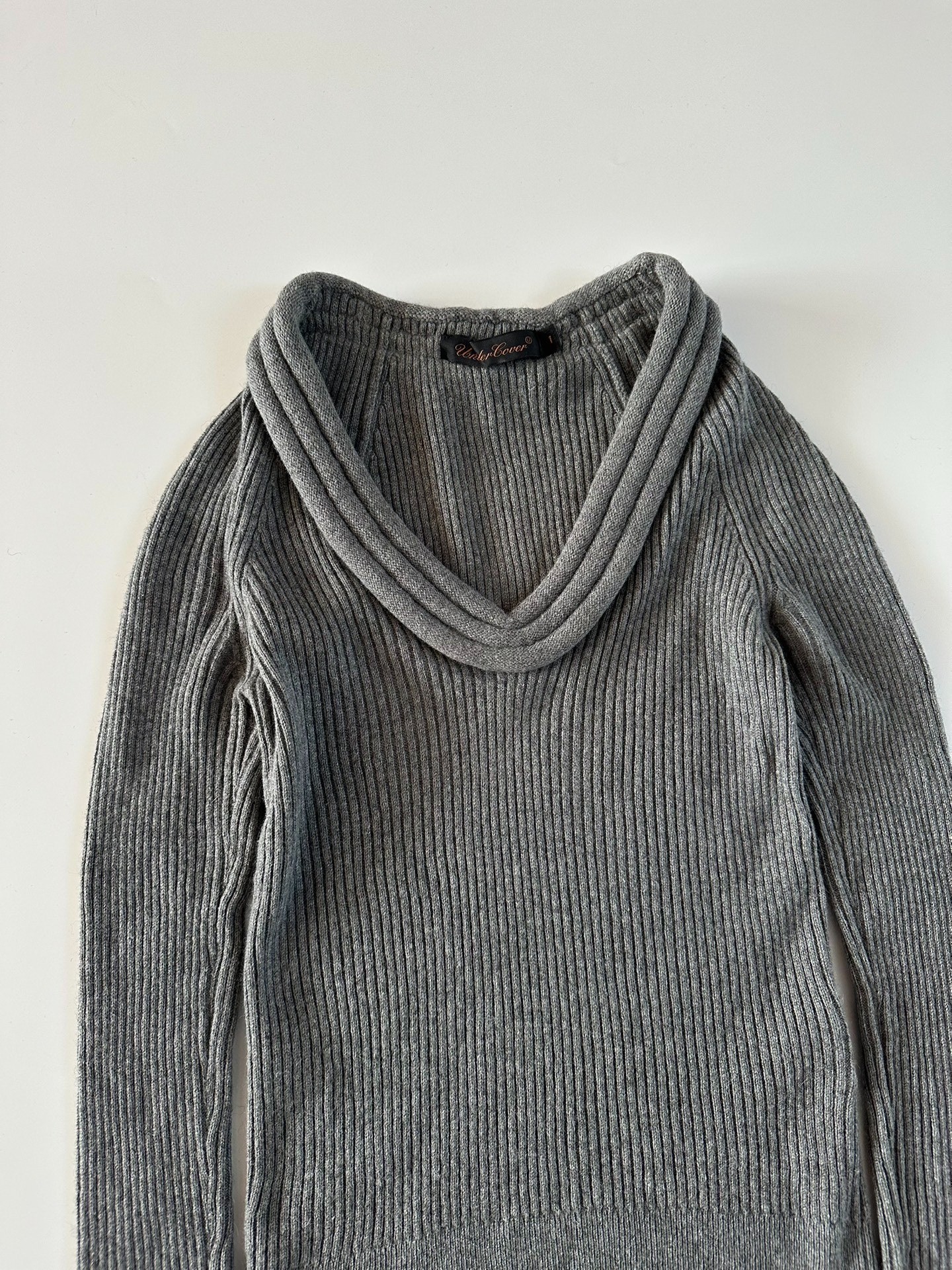Undercover 2007 Show Gray Knit Sweater — front