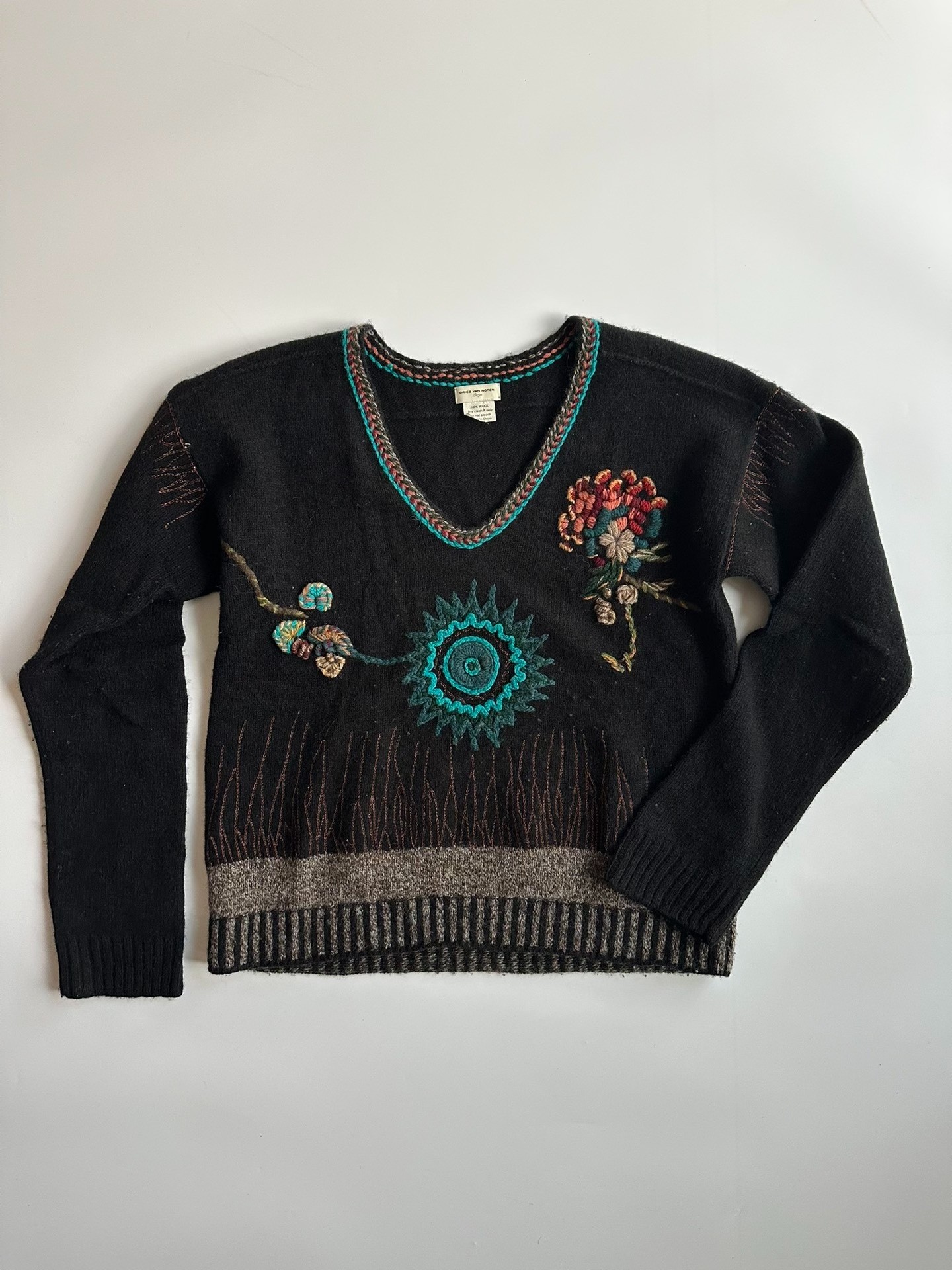 Dries Van Noten V-neck Sweater