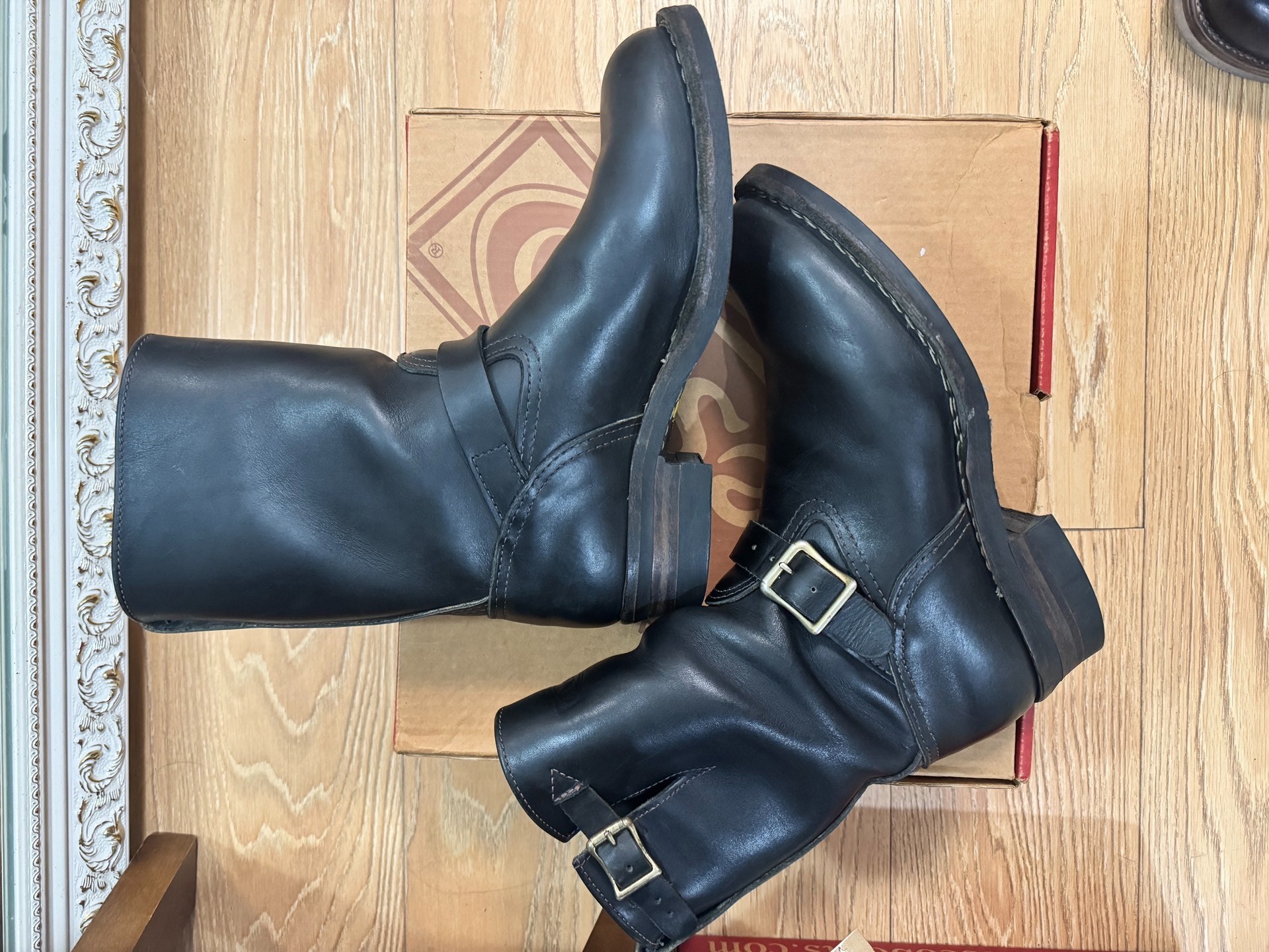 Wesco Boss Engineer Boots — back