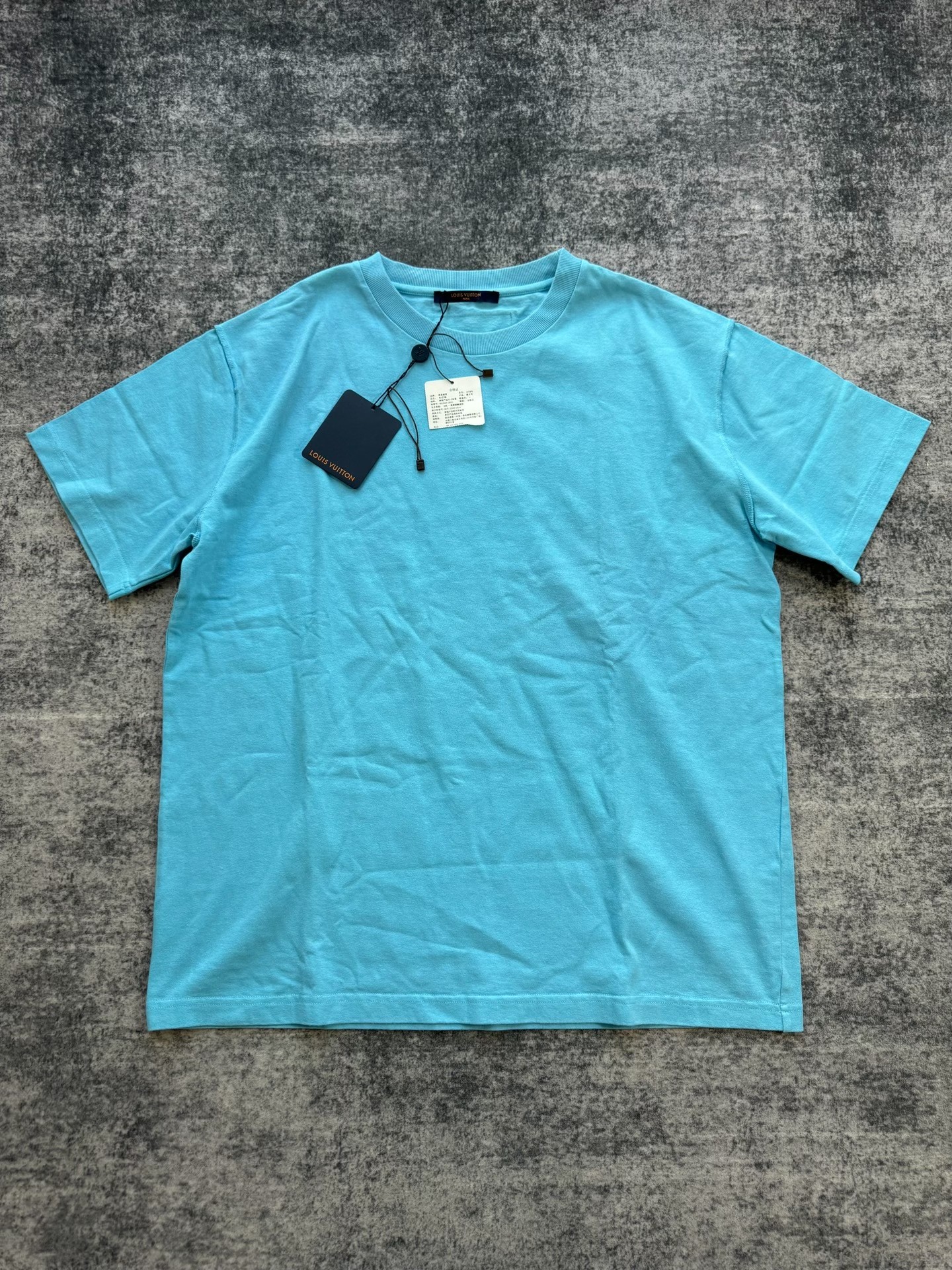 Louis Vuitton Blue Short-Sleeve T-Shirt