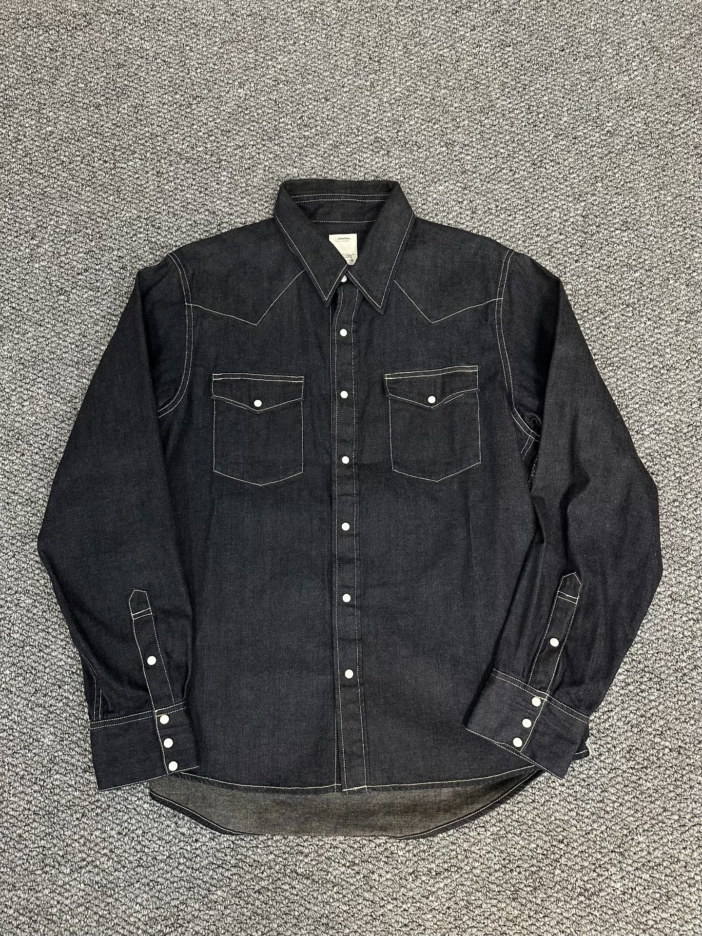 Visvim Mud Overdyed Long Sleeve Shirt