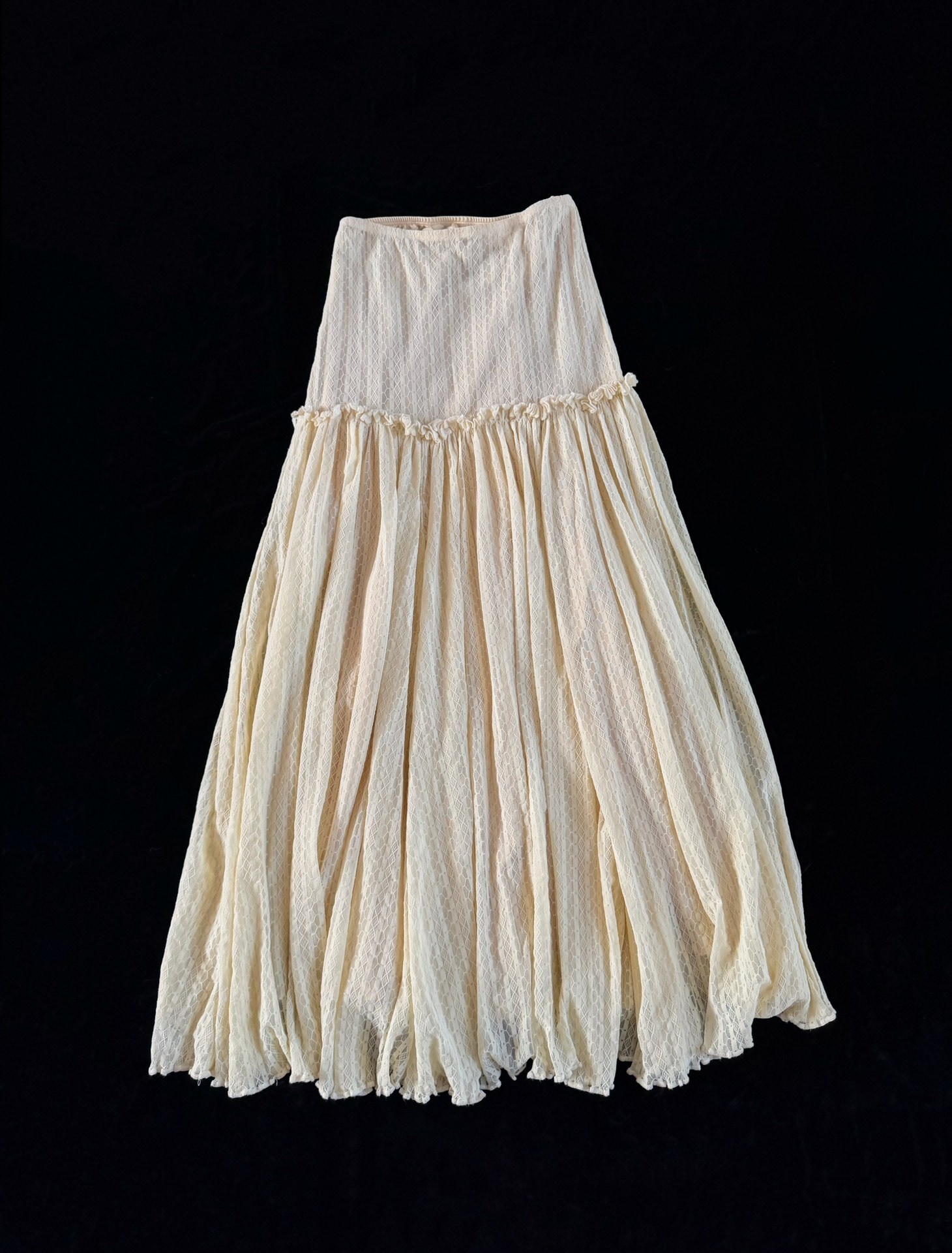 Jean Paul Gaultier Vintage Mesh Maxi Skirt