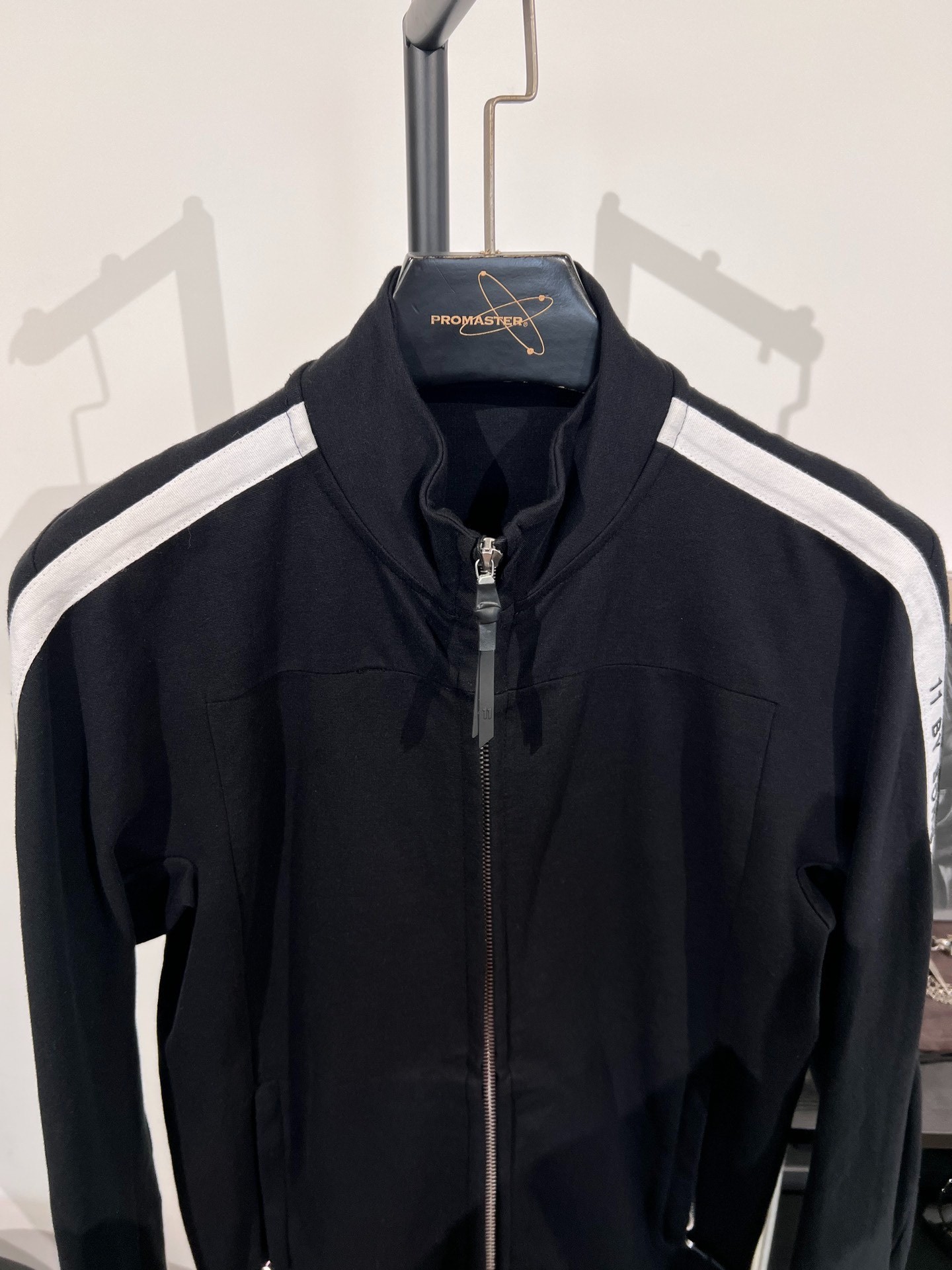 11by Boris Bidjan Saberi Black Track Jacket — back