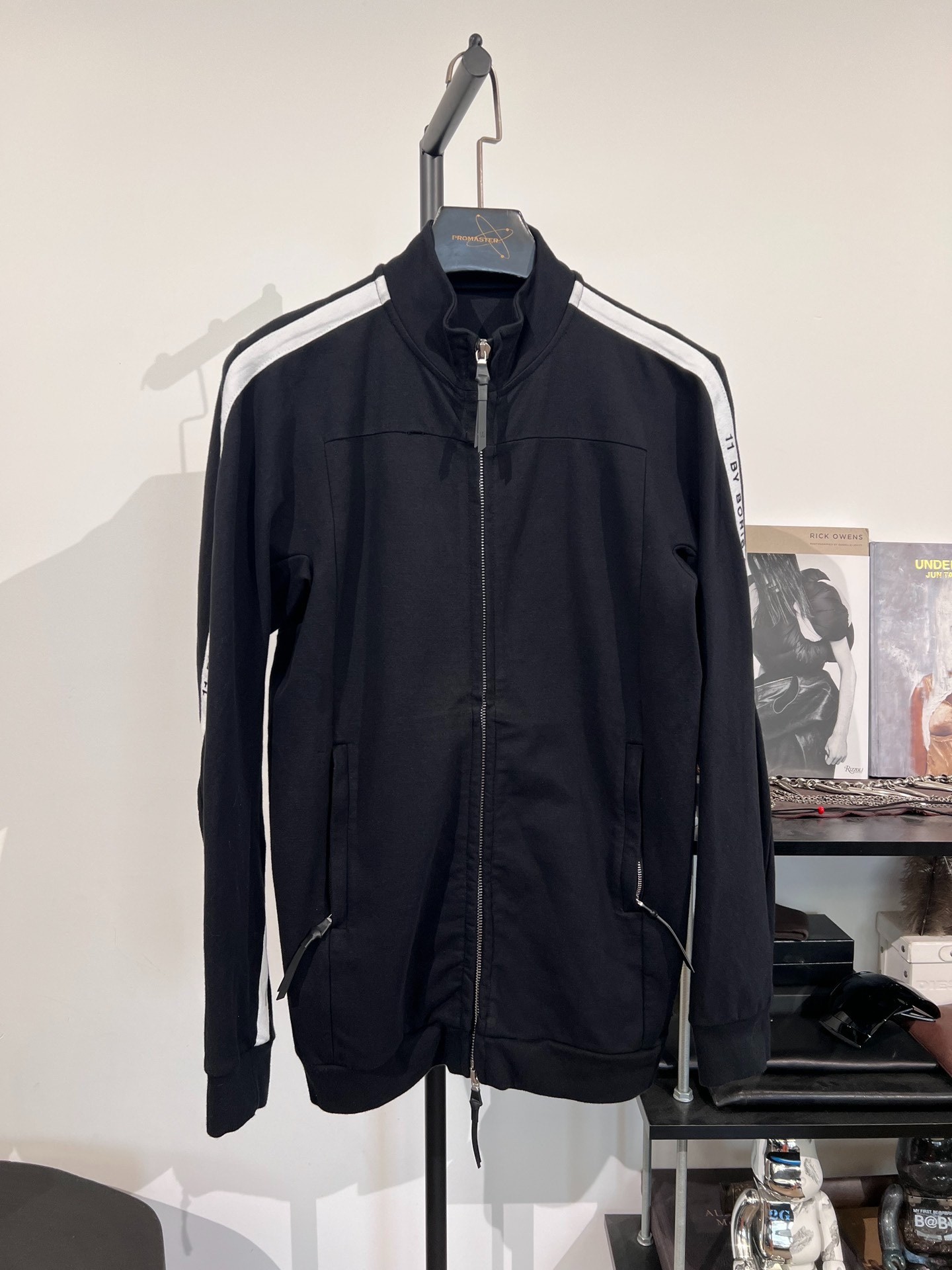 11by Boris Bidjan Saberi Black Track Jacket