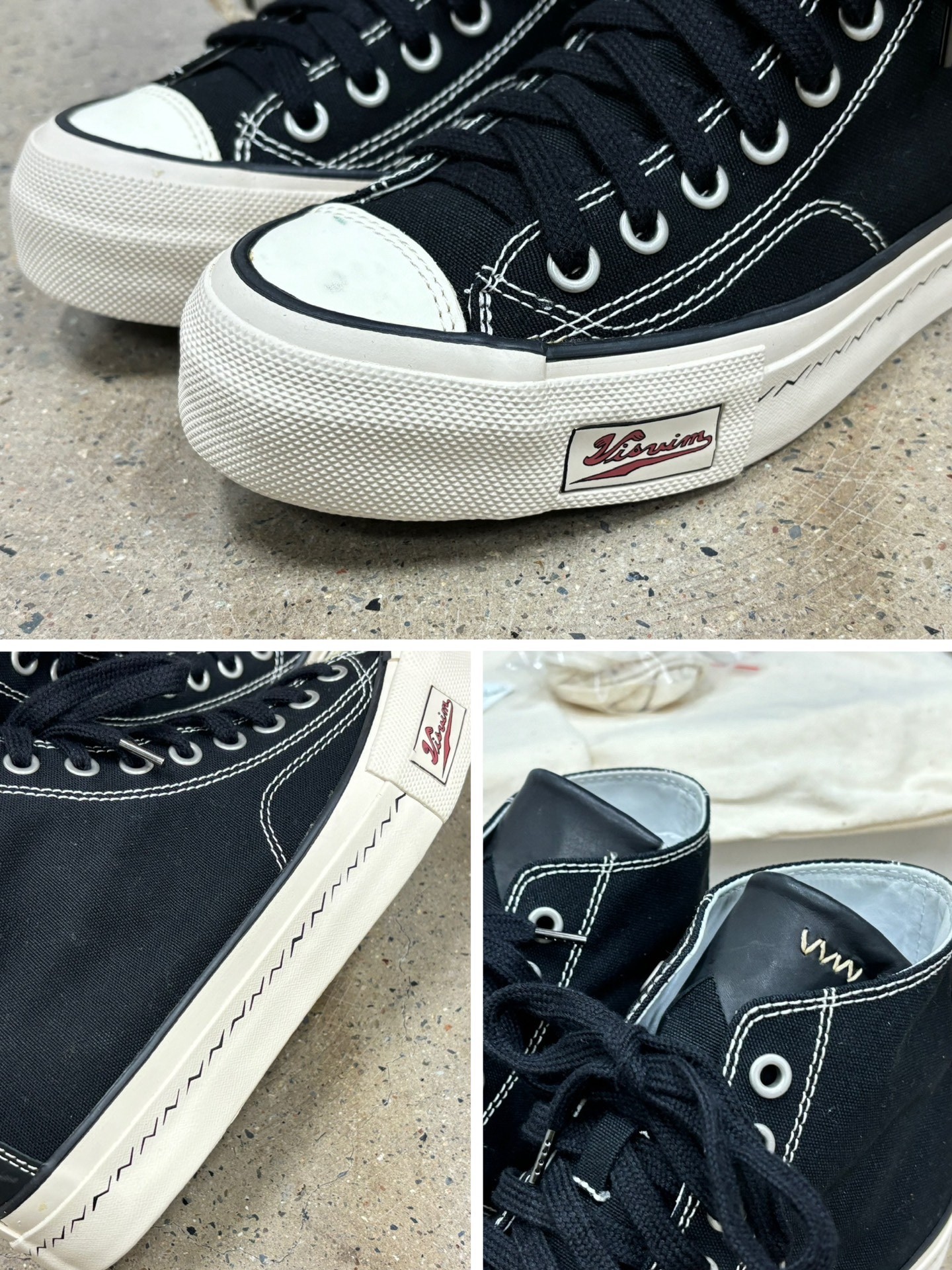 Visvim Skagway Hi Patten High-Top Sneakers — back