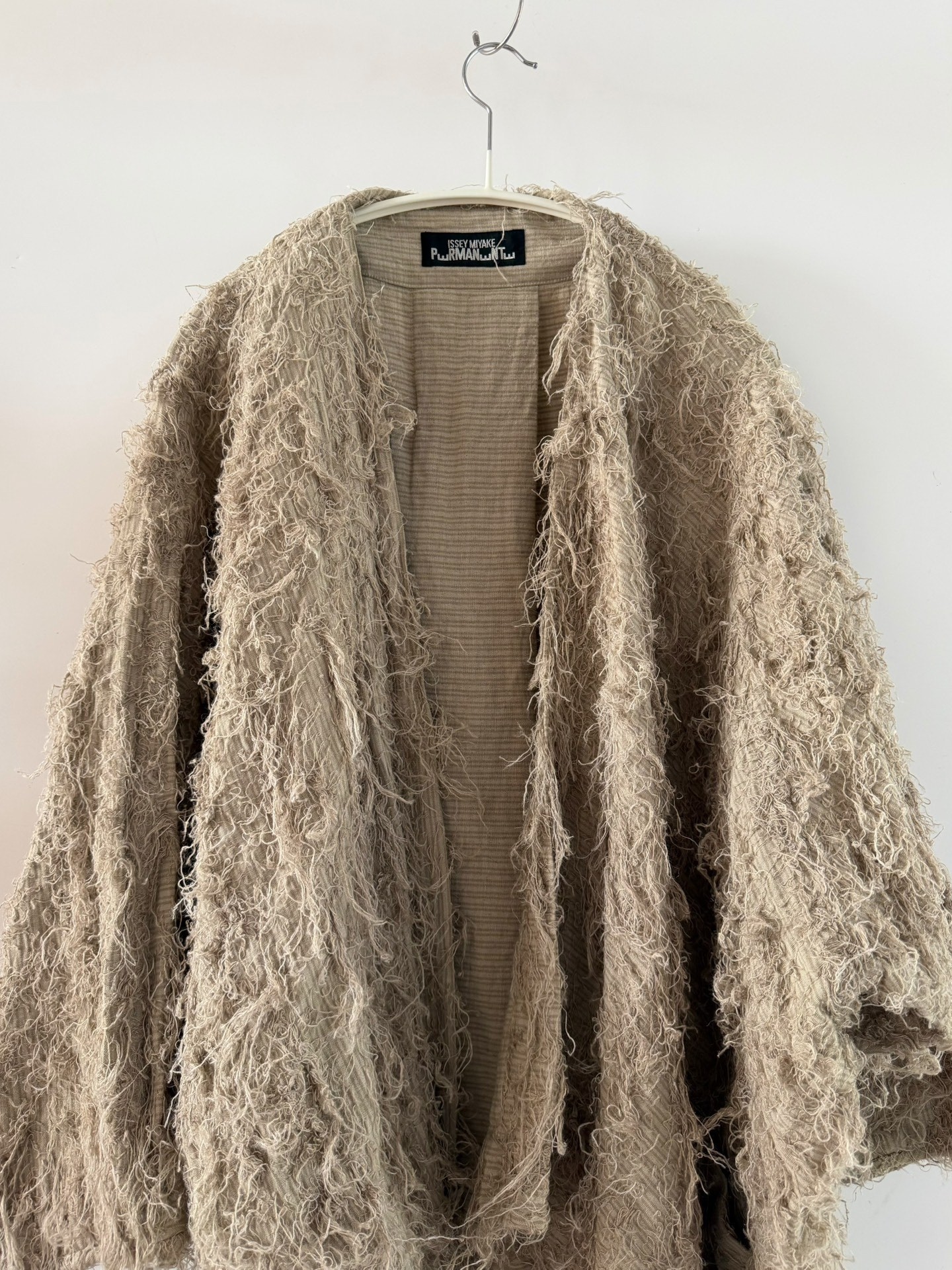 Vintage Issey Miyake 80s Haori Coat — label