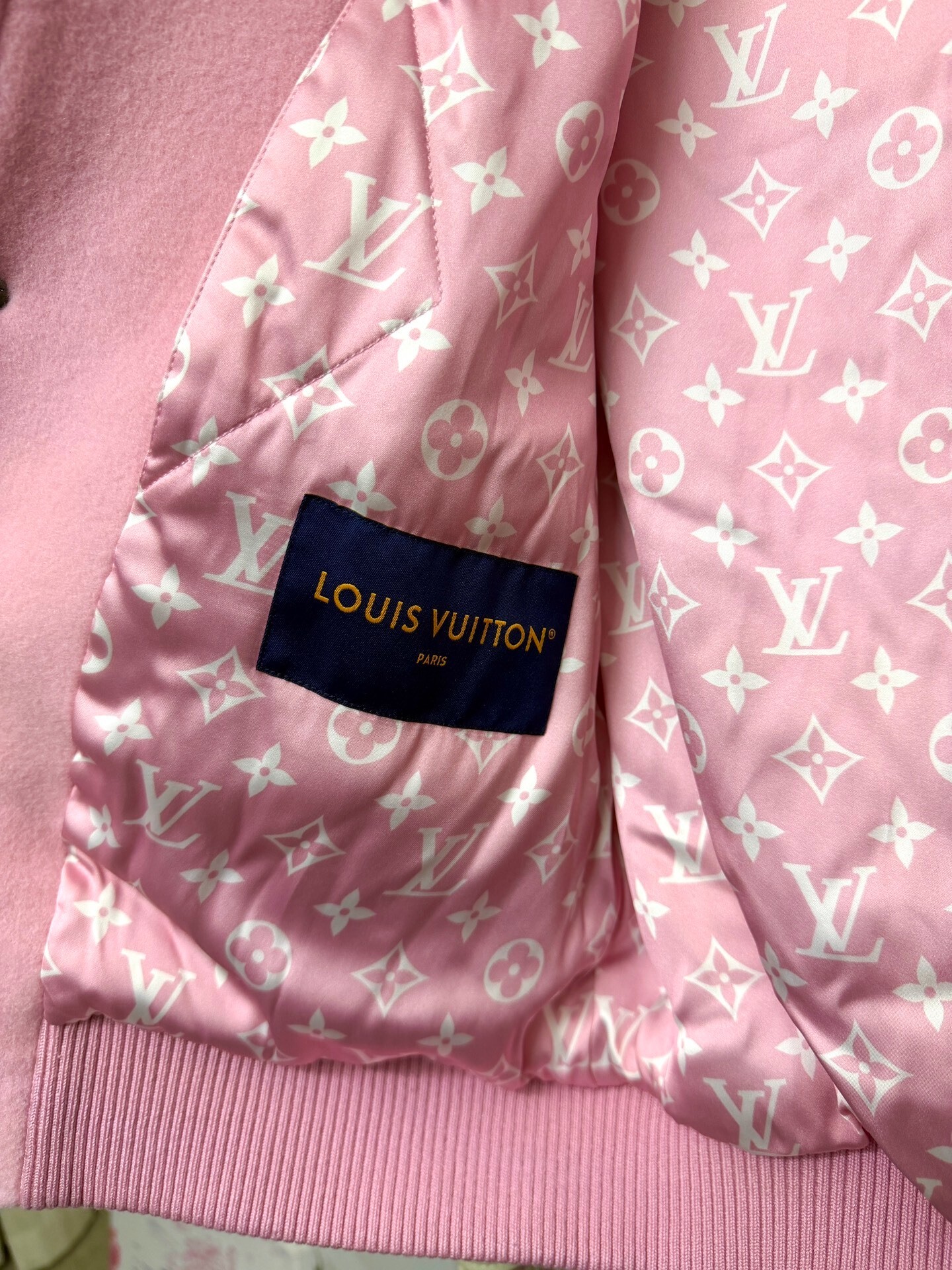 Louis Vuitton x Nigo 25fw Varsity Jacket — label