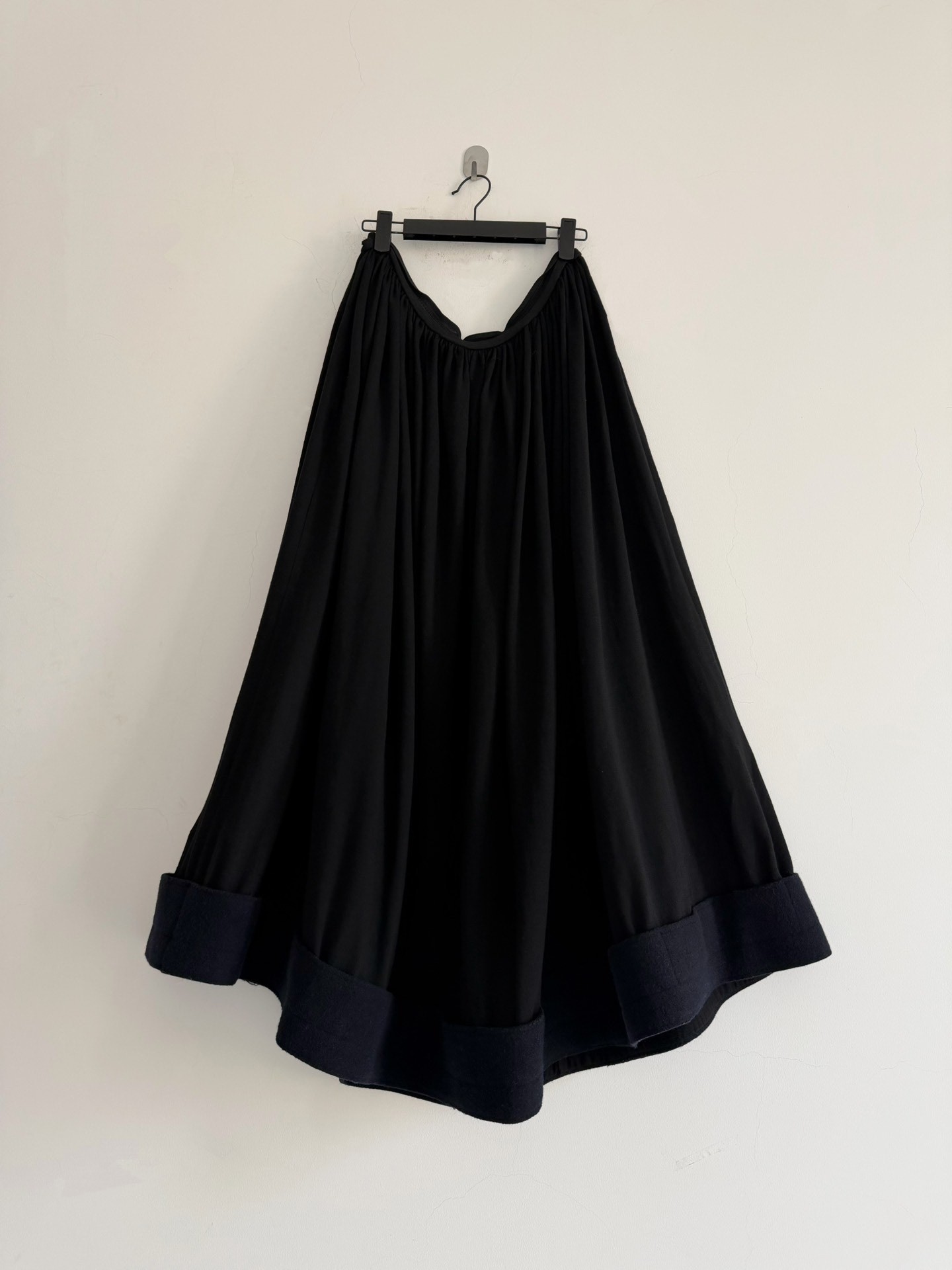 Authentic Yohji Yamamoto 2002 Runway Wool Flared Skirt