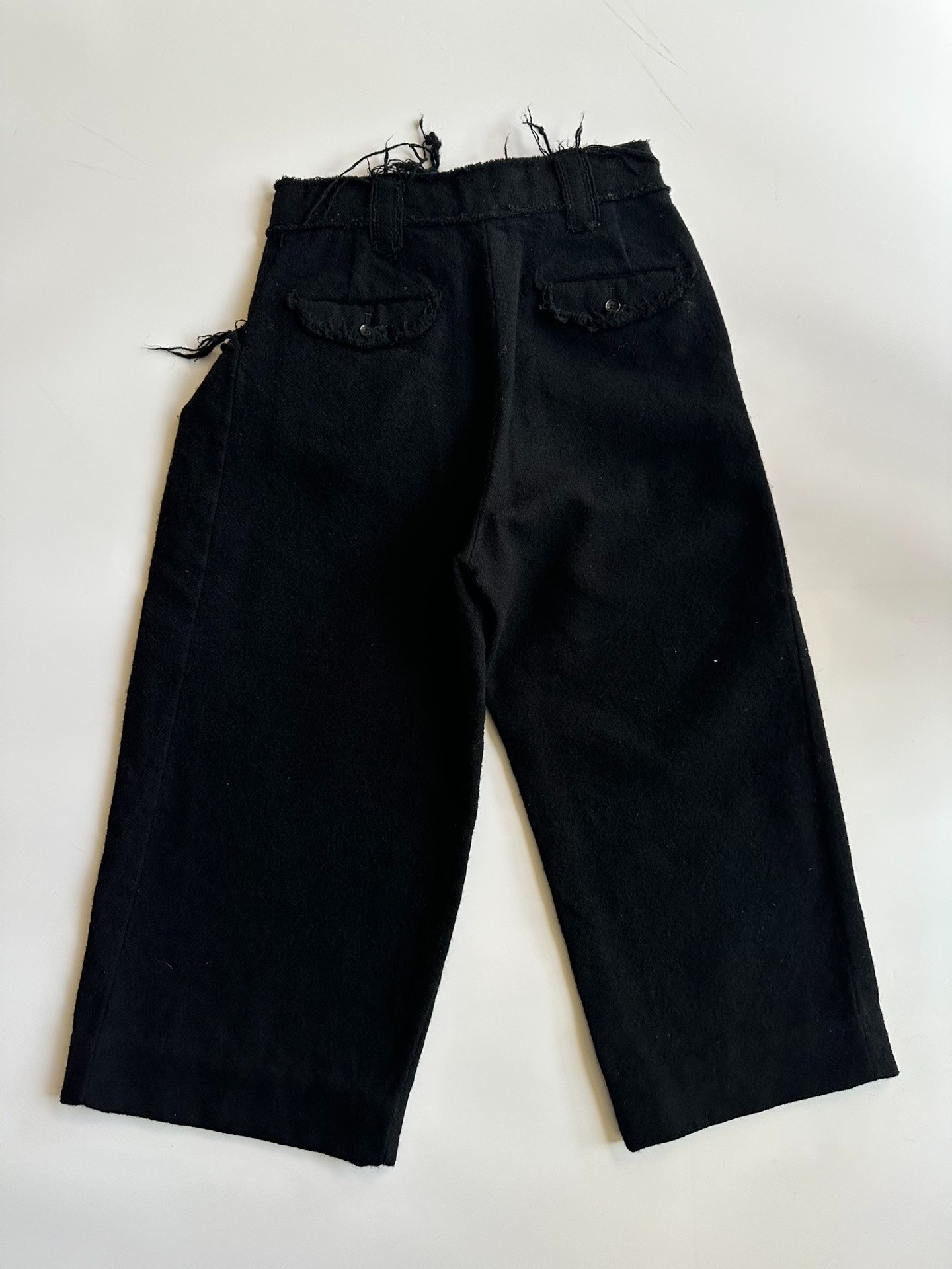 Comme des Garcons Tricot Floral Wool Trousers — front