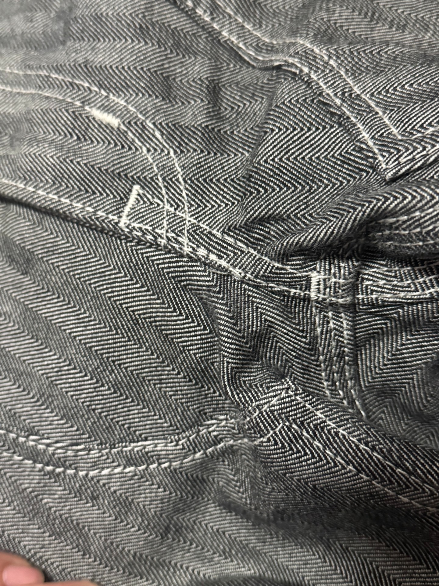 Iron Heart Double-Knee Work Pants — label