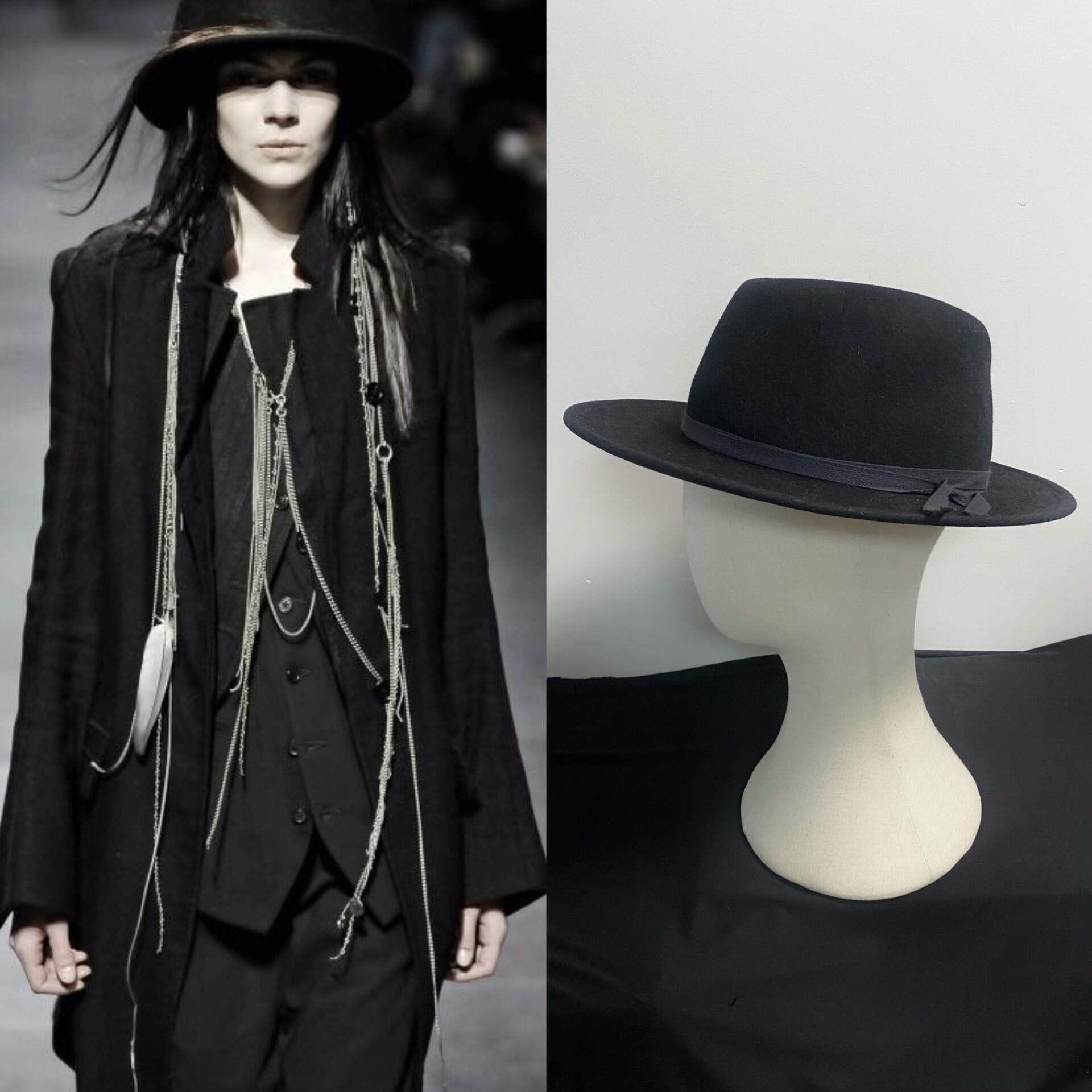 Ann Demeulemeester 2008 Fall Wide-Brimmed Hat